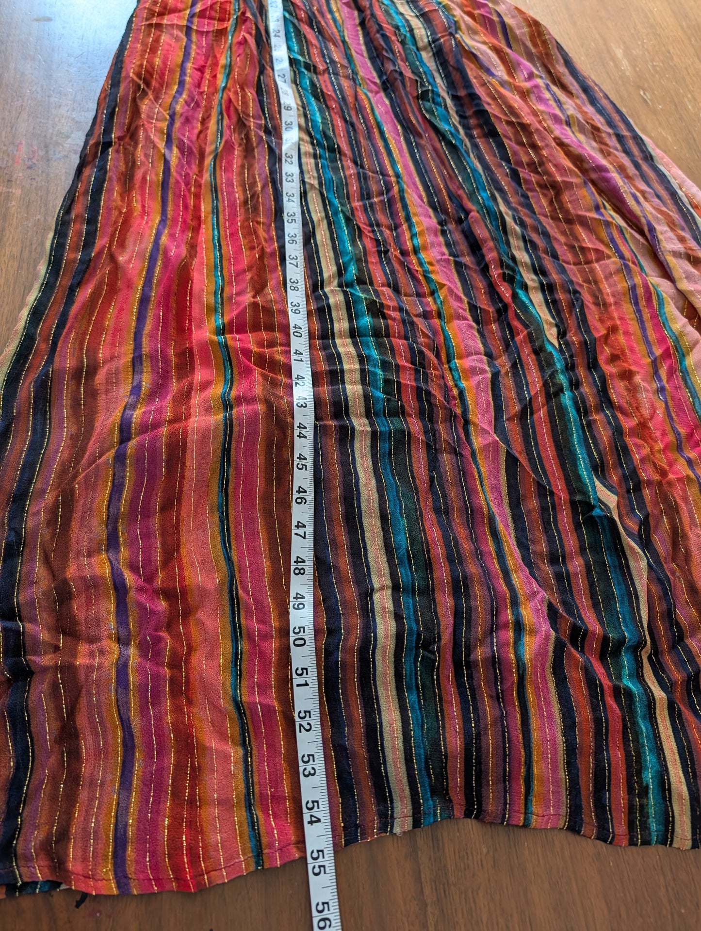 Anthropologie Striped Maxi Dress - M