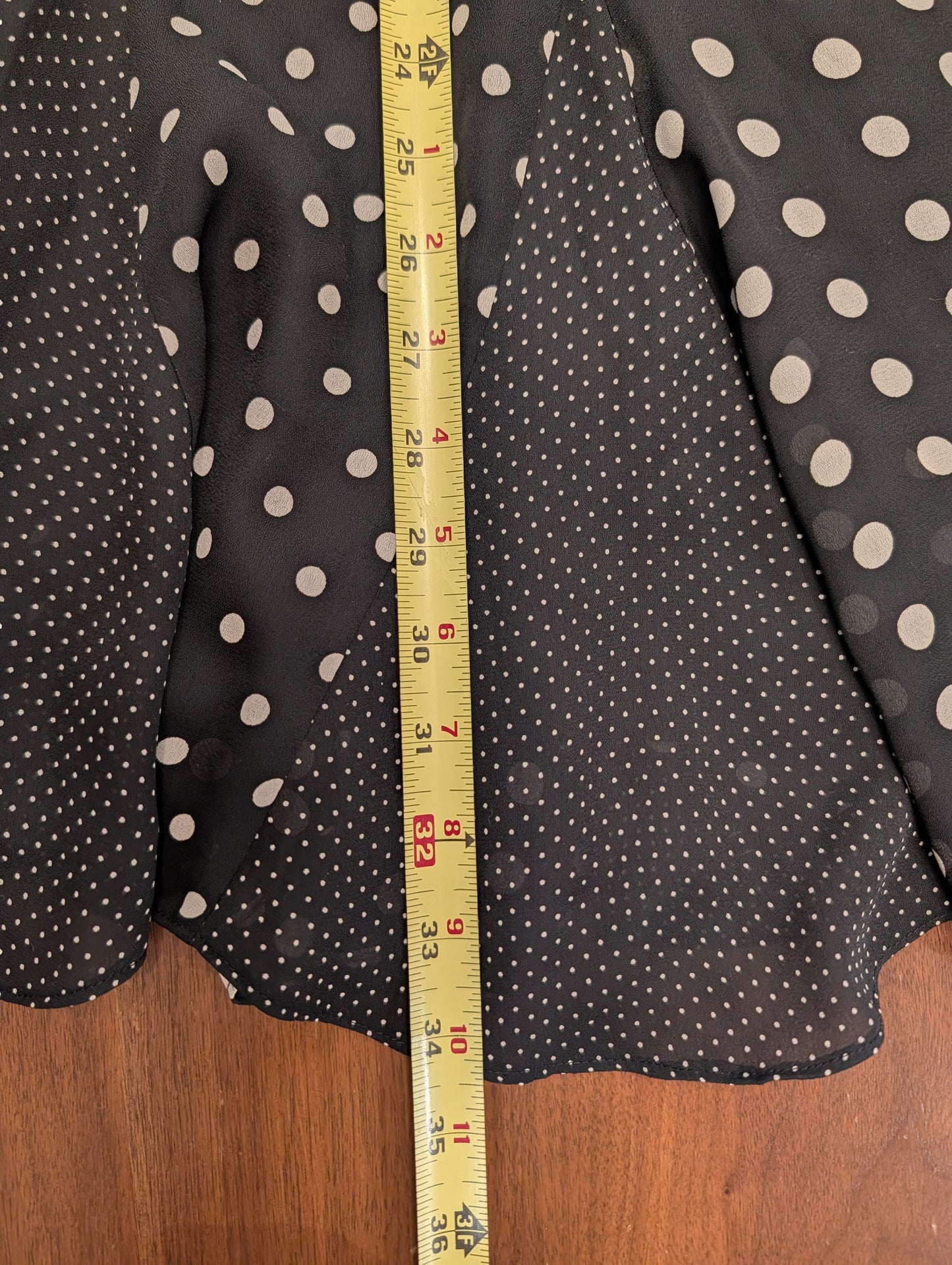 Vintage Christopher & Banks Polka Dot Midi Skirt – 4