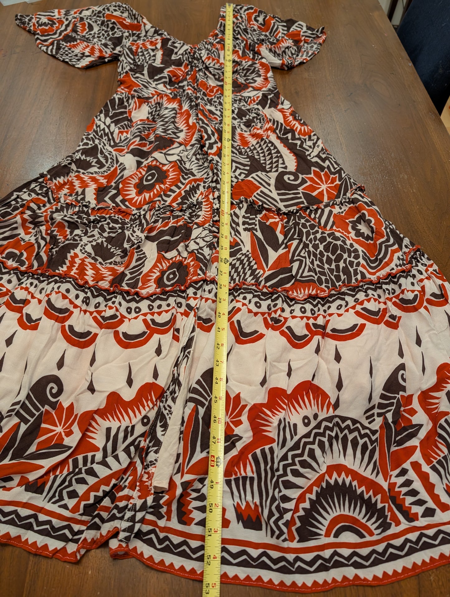 A for Anthropologie Abstract Midi Dress – XLP