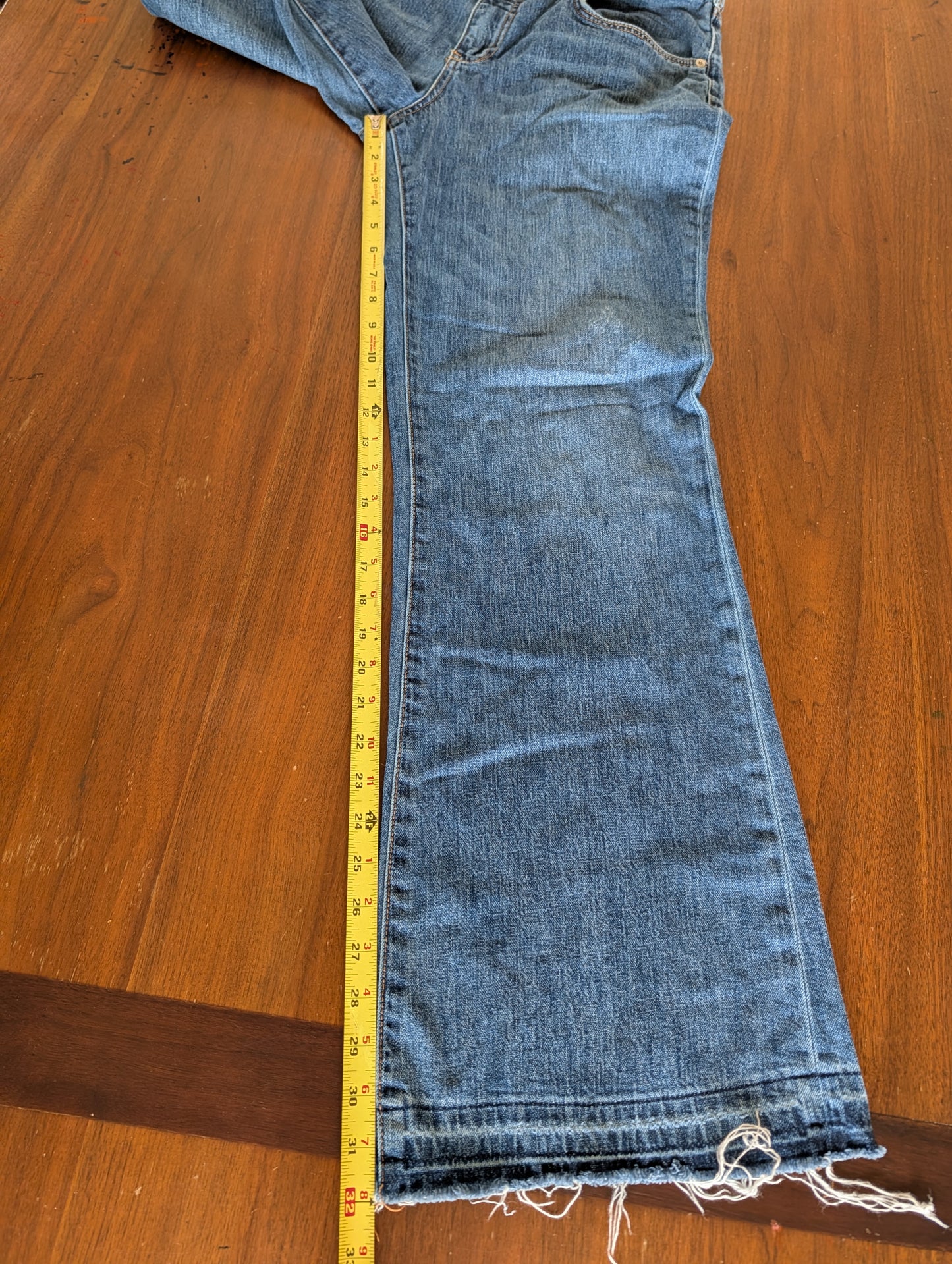 Anthropologie Pilcro Dark Wash Wide Leg Jeans - 30