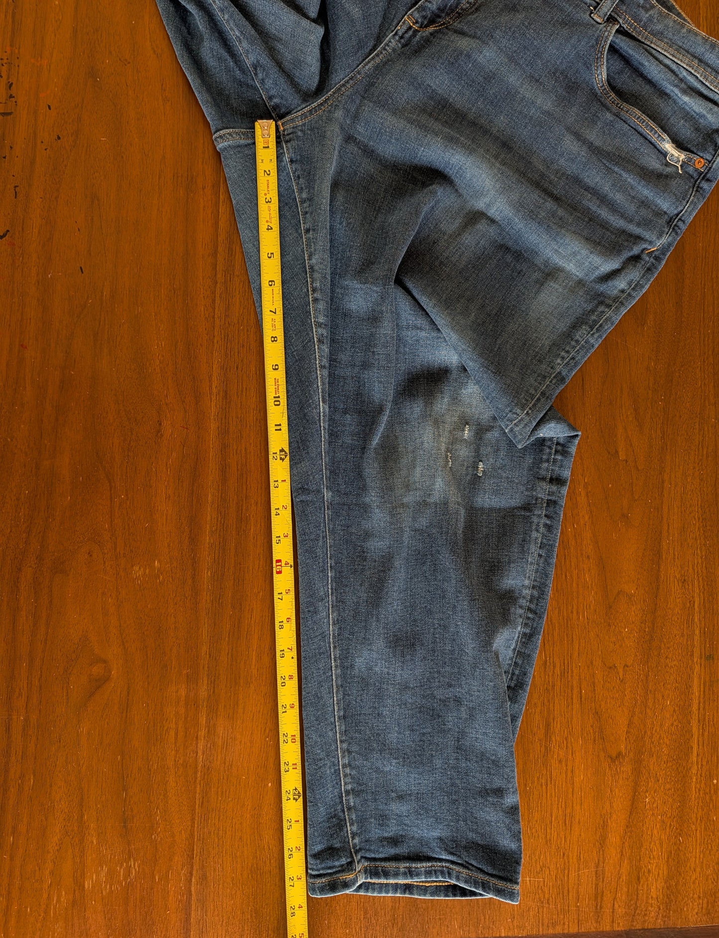 Anthropologie Pilcro Slim Boyfriend Distressed Jeans - 22W