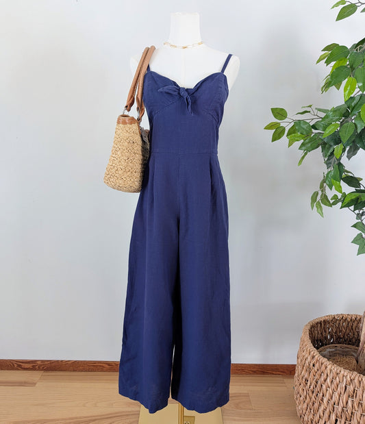 J.Crew Linen Cotton Jumpsuit - 2