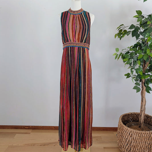 Anthropologie Striped Maxi Dress - M