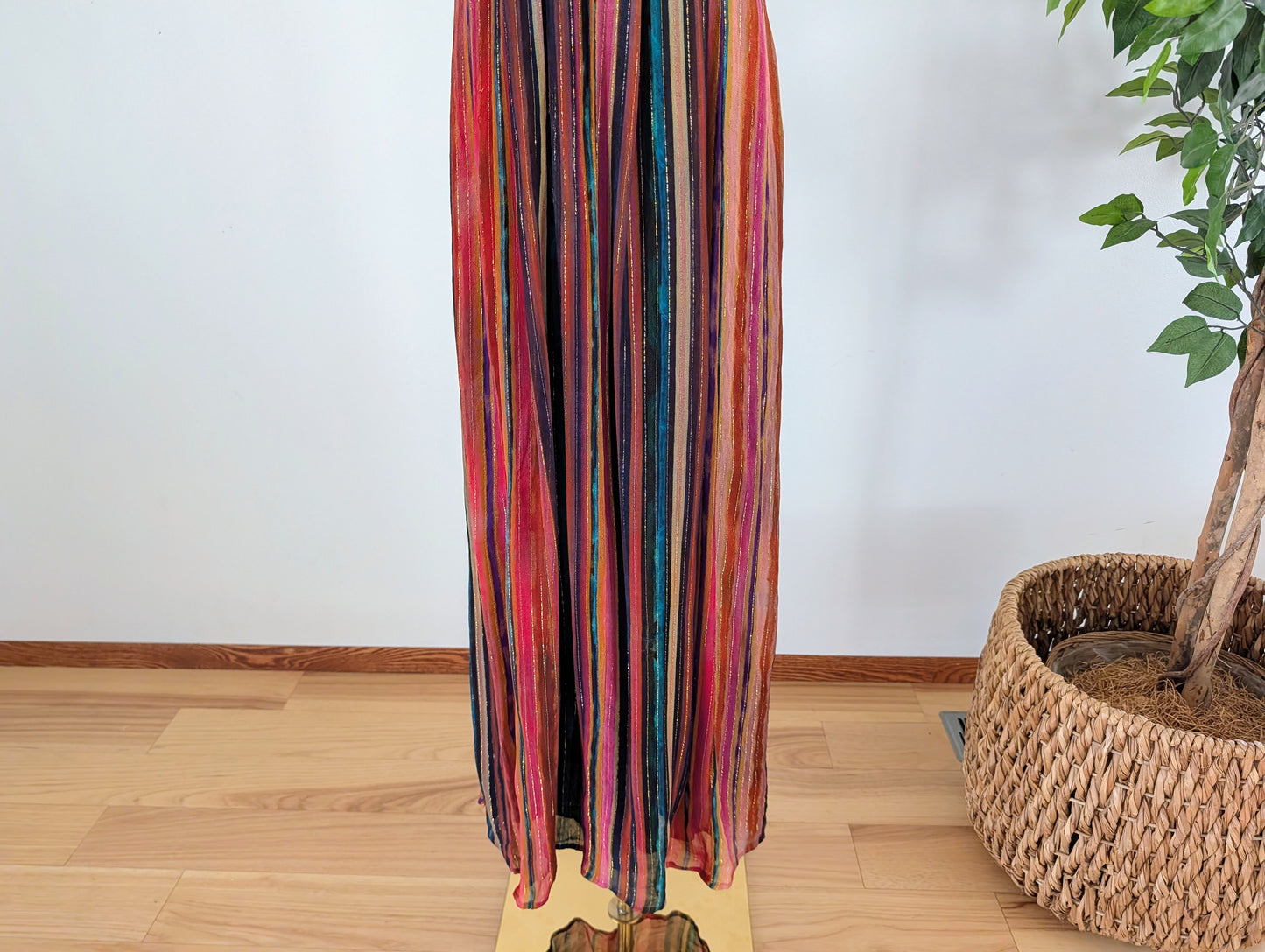Anthropologie Striped Maxi Dress - M