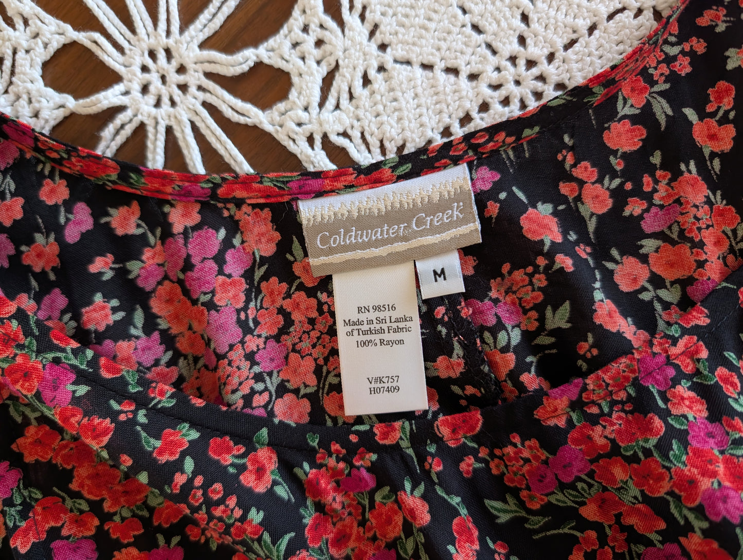 Coldwater Creek Floral Dress - M