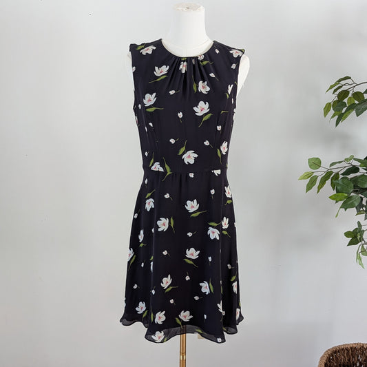 MILLY Silk Floral Mini Dress - 6/S