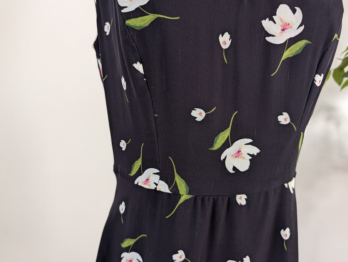 MILLY Silk Floral Mini Dress - 6/S