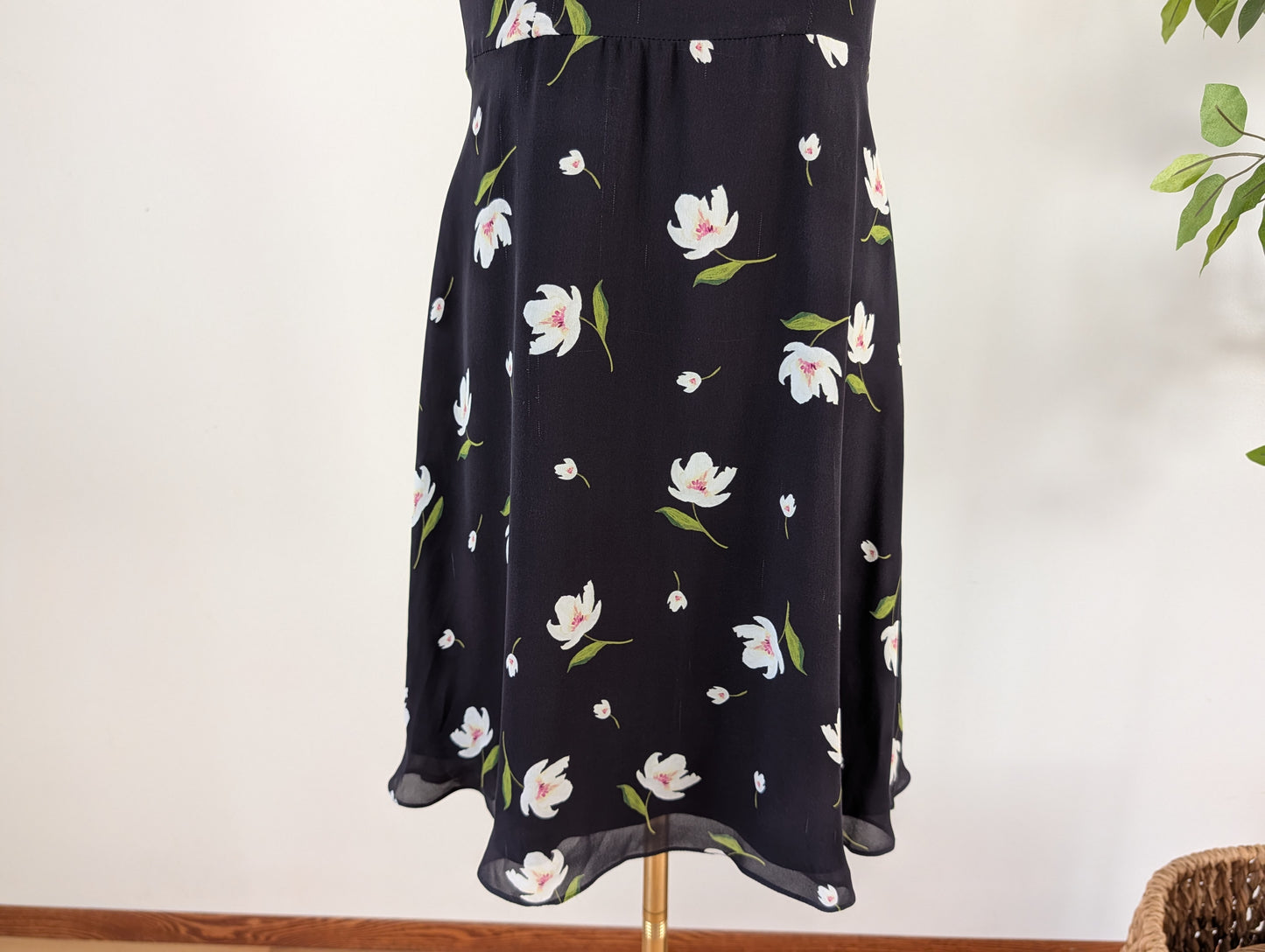MILLY Silk Floral Mini Dress - 6/S
