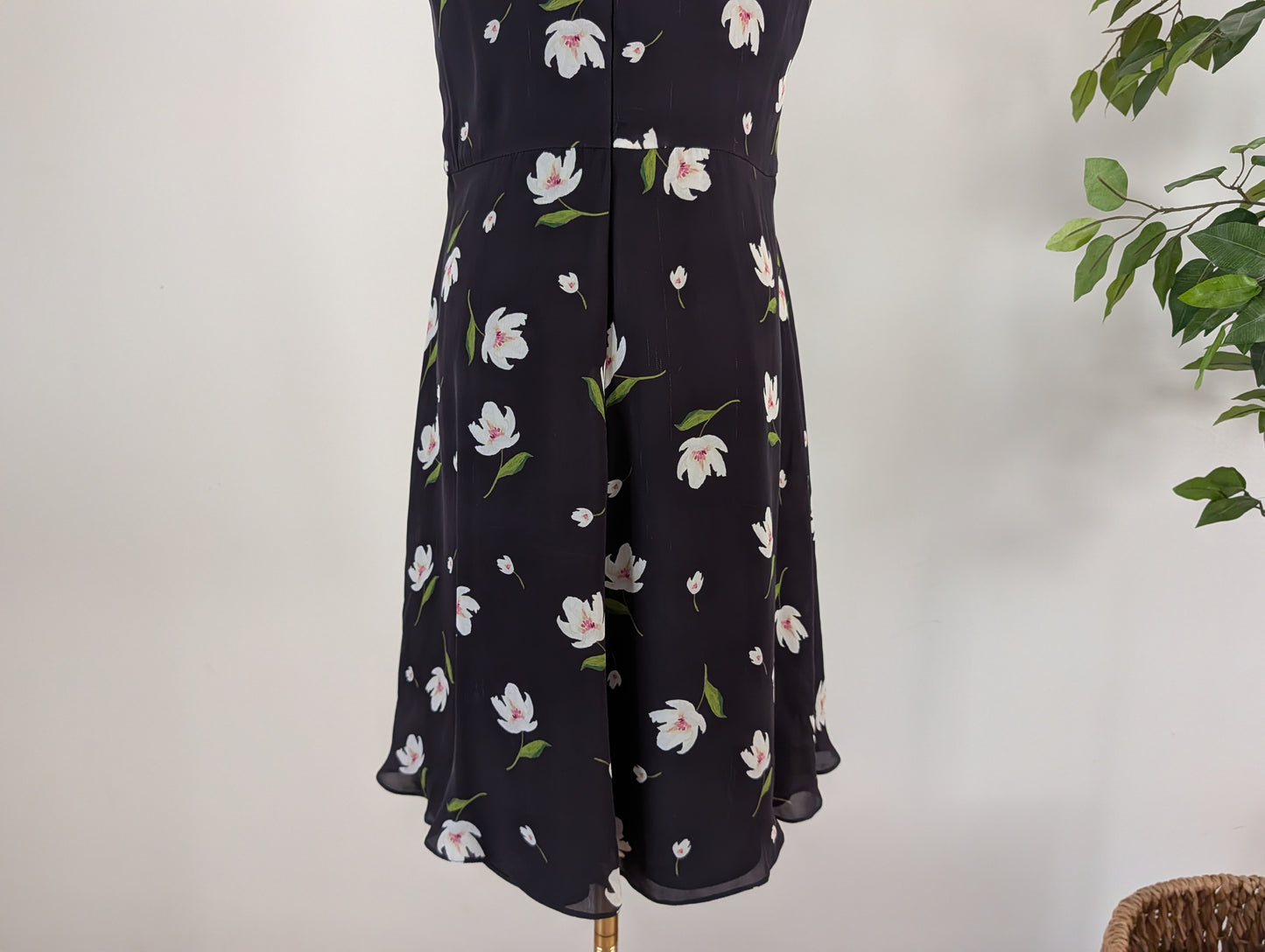 MILLY Silk Floral Mini Dress - 6/S