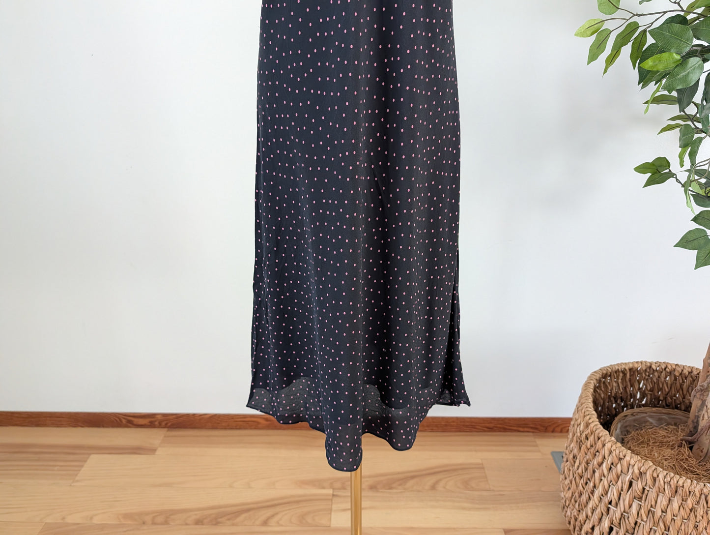 Coldwater Creek Silk Polkadot Dress - 8/M
