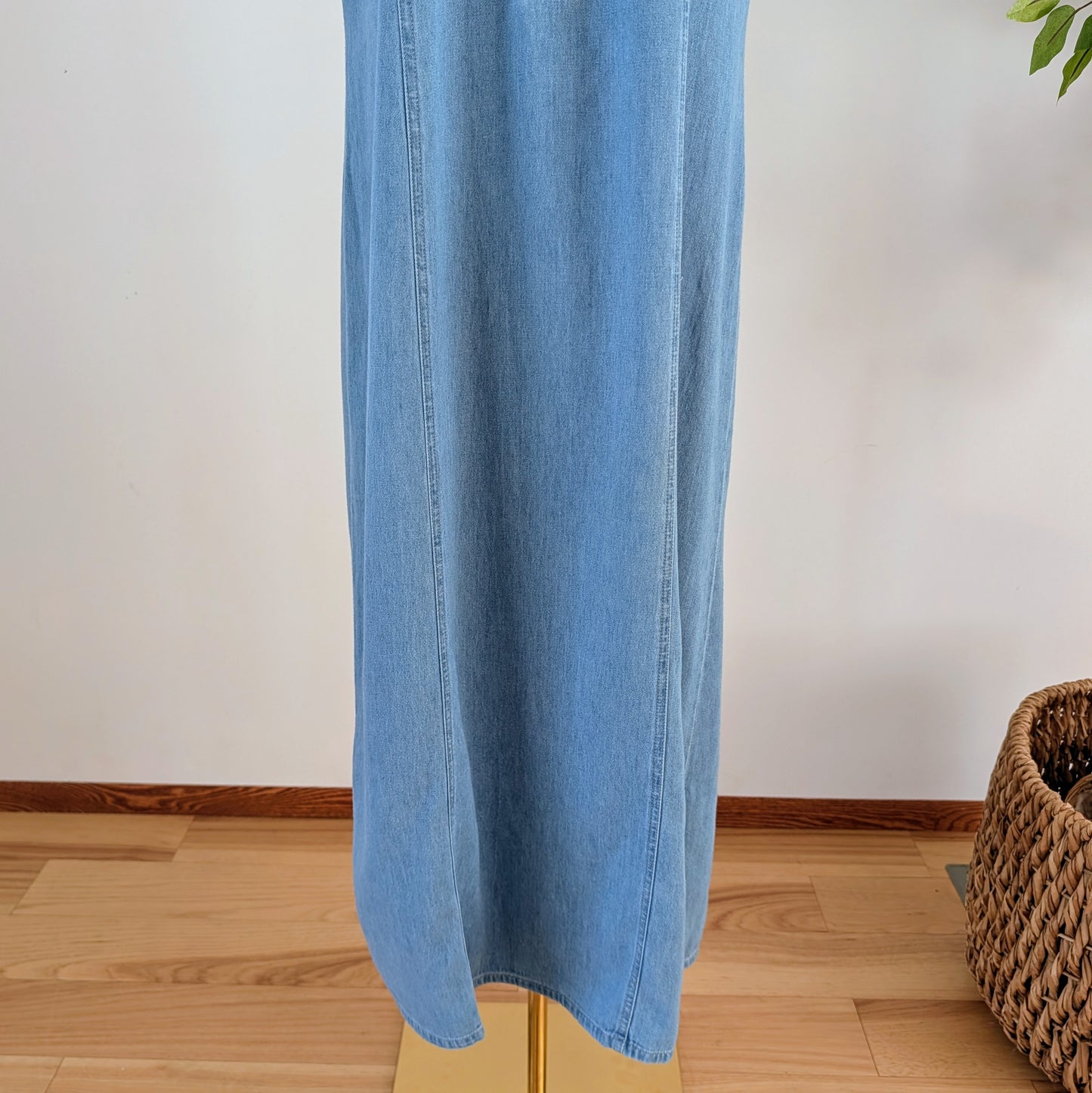 Vintage Cherokee Denim Maxi Shirt Dress - L