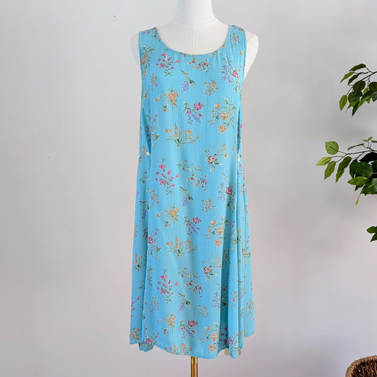 Vintage Eddie Bauer Floral Dress — L