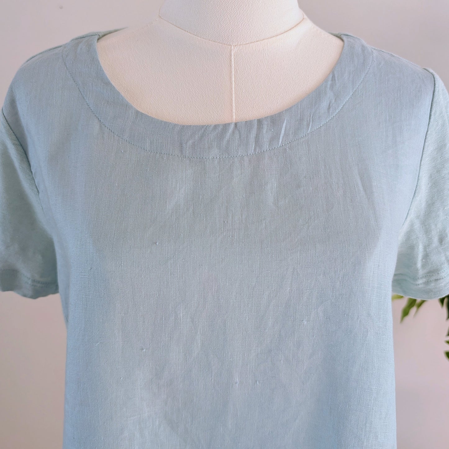 J Jill Love Linen Tee Shirt Top- S