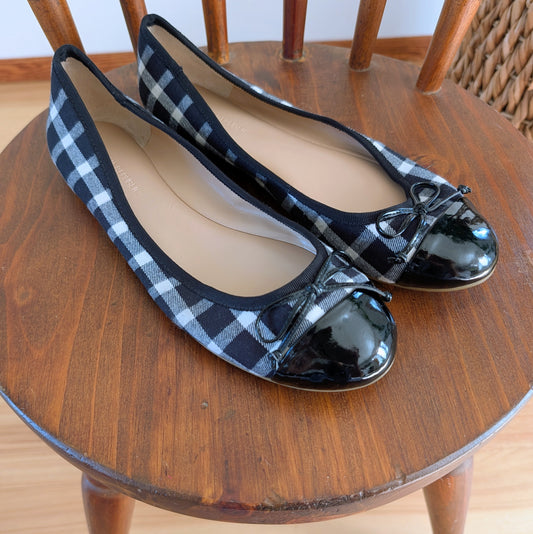 Banana Republic Gingham Ballet Flats - 9
