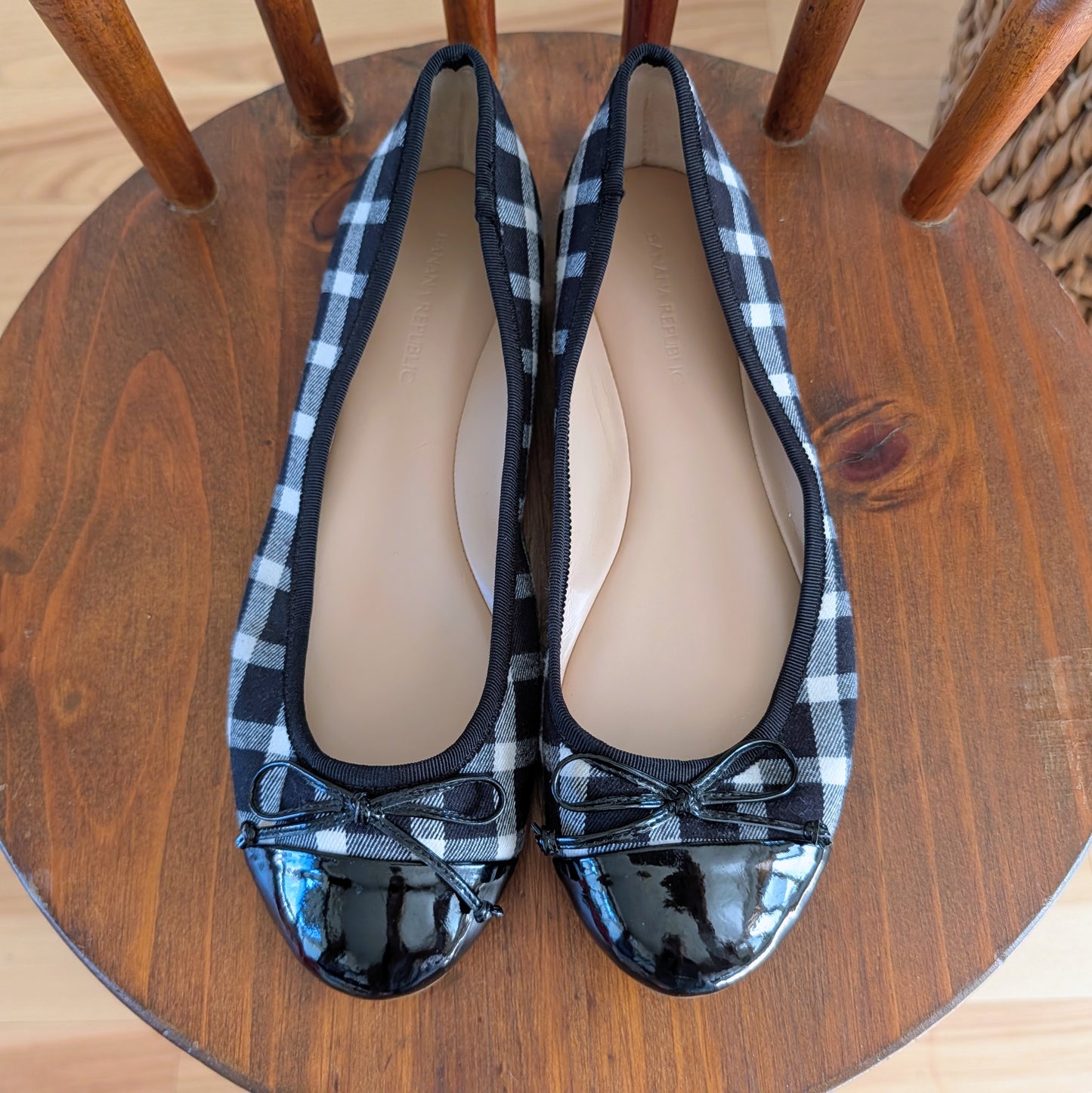 Banana Republic Gingham Ballet Flats - 9