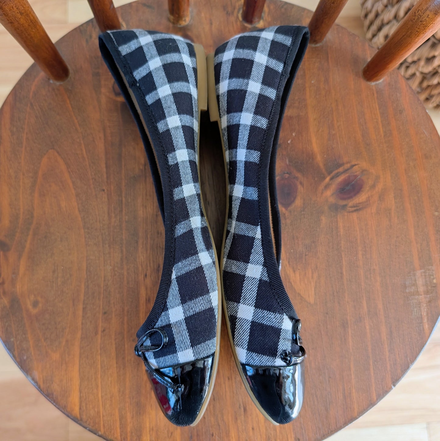 Banana Republic Gingham Ballet Flats - 9