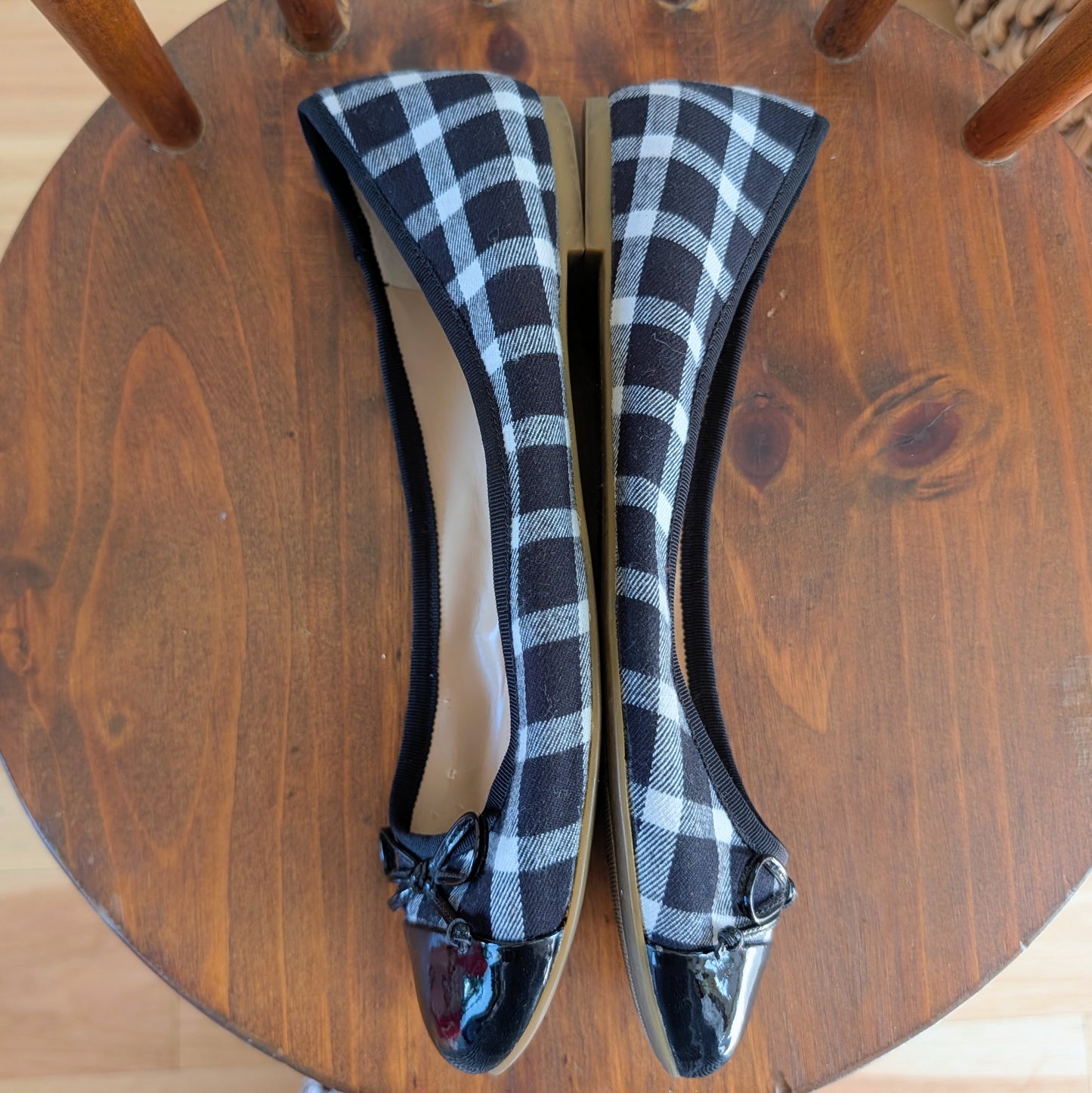 Banana Republic Gingham Ballet Flats - 9
