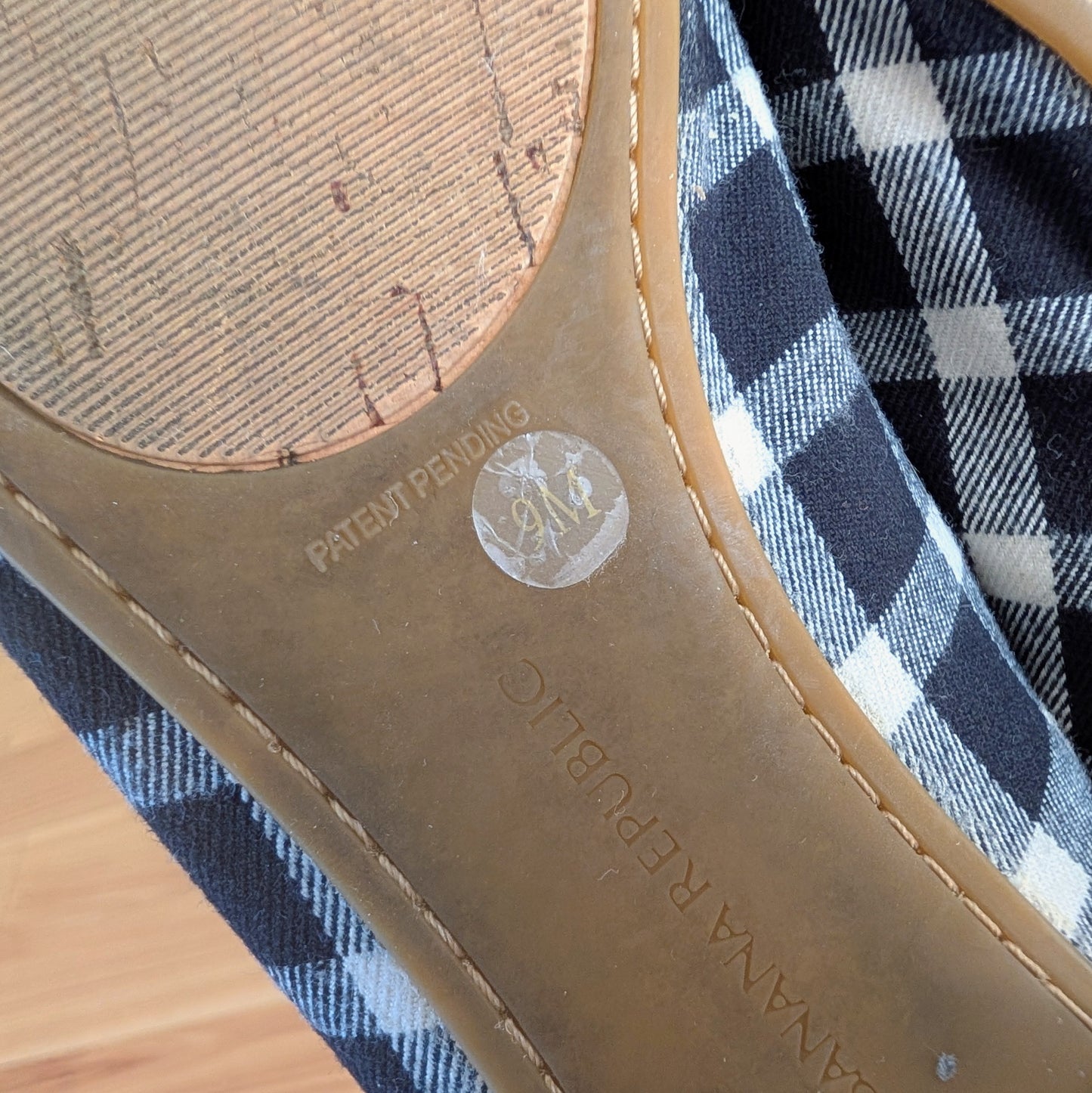 Banana Republic Gingham Ballet Flats - 9