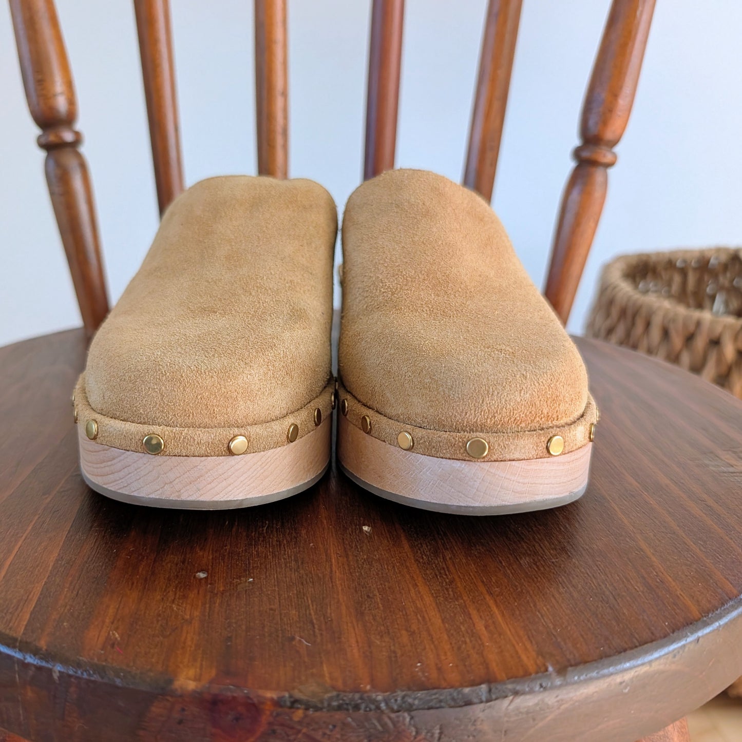 J.Crew Suede Leather Clogs - 7