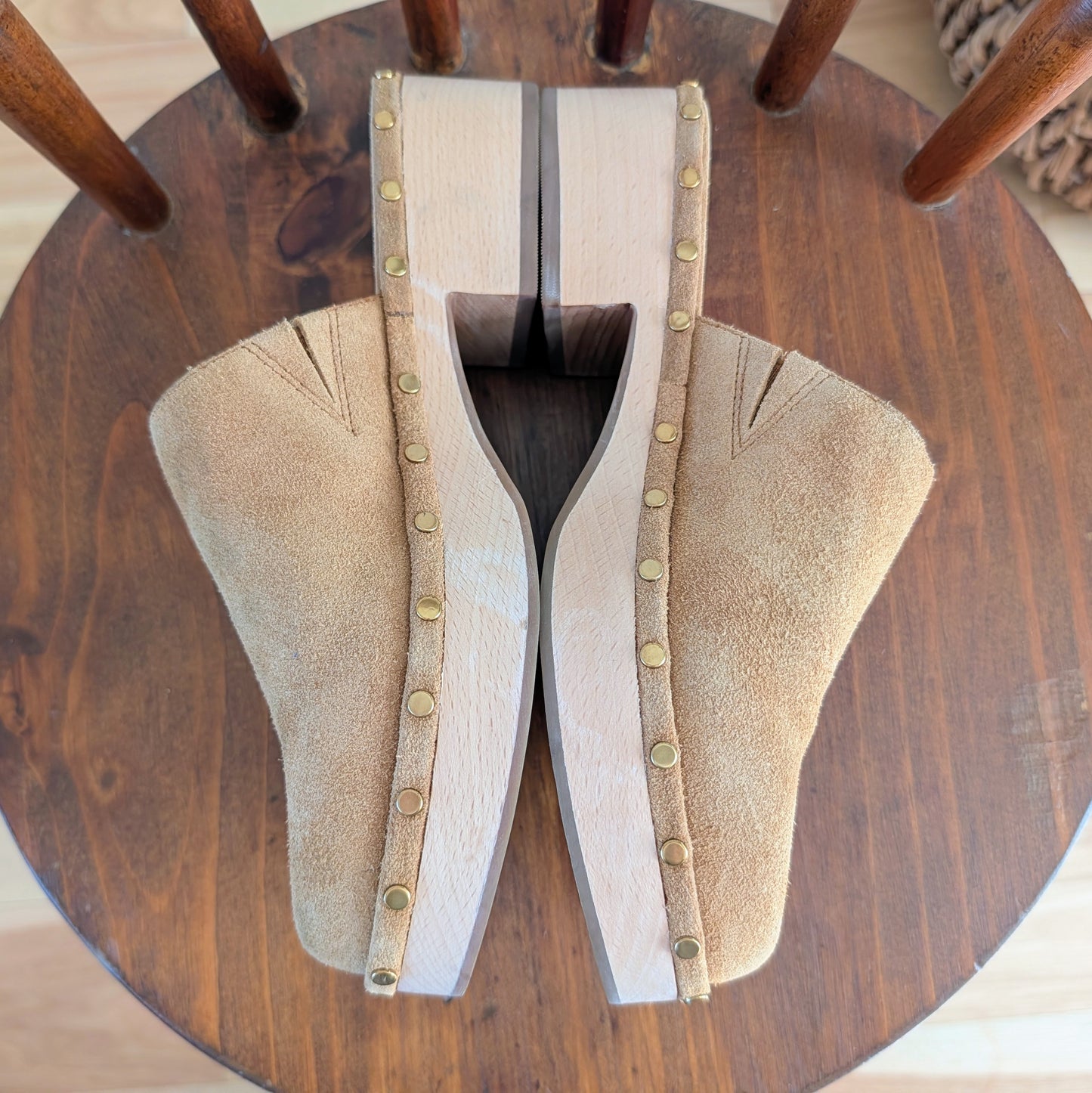 J.Crew Suede Leather Clogs - 7