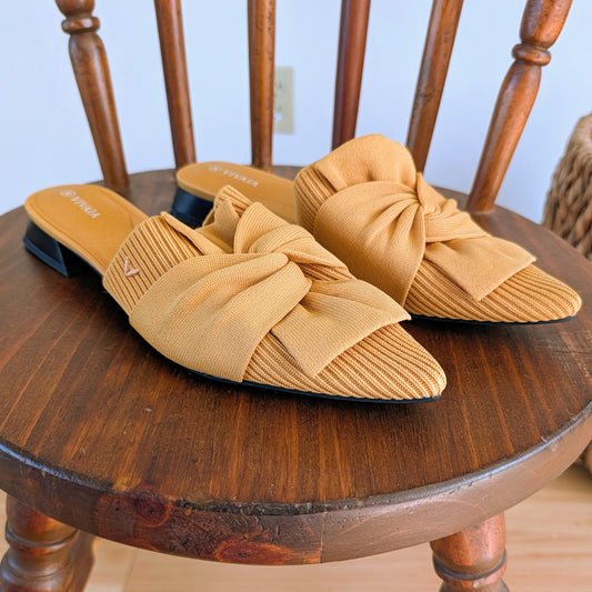 VIVAIA Pointed Toe Knot Comfortable Shoes - 39/8
