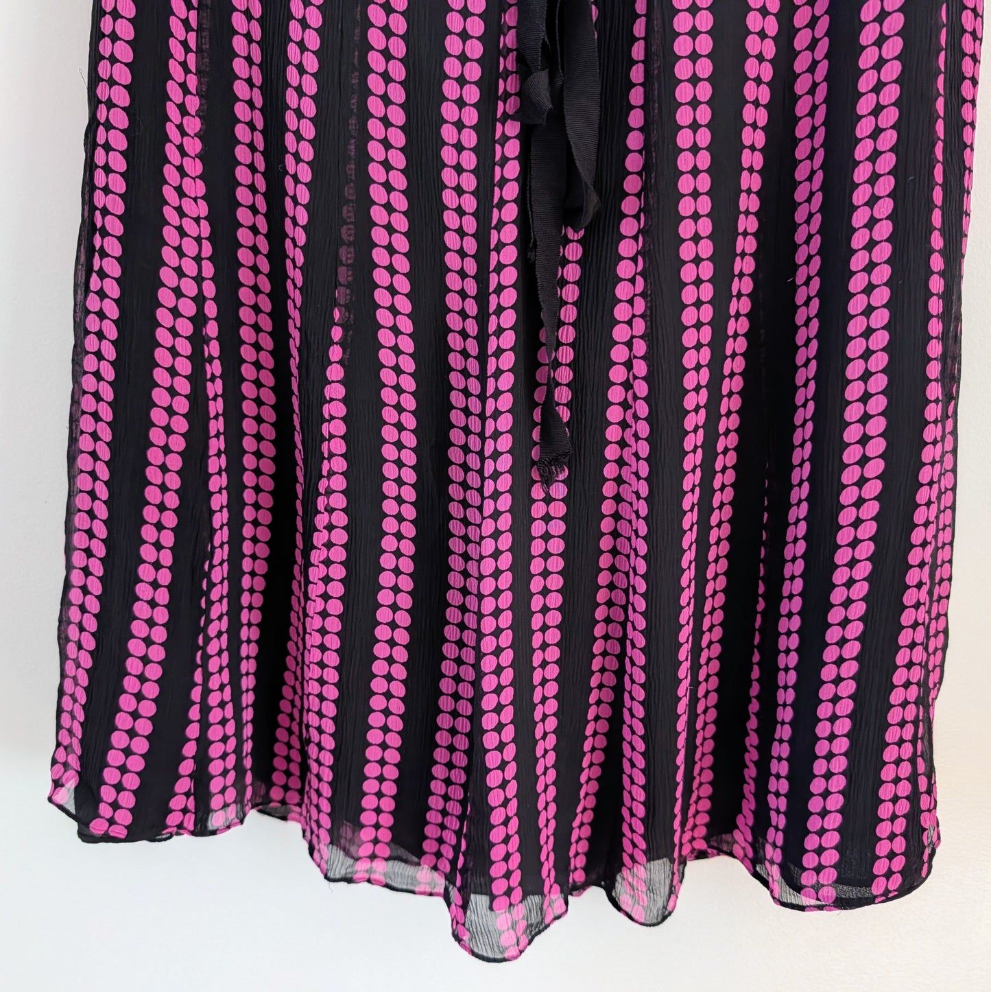 Vintage Silk Polkadot Skirt - 12