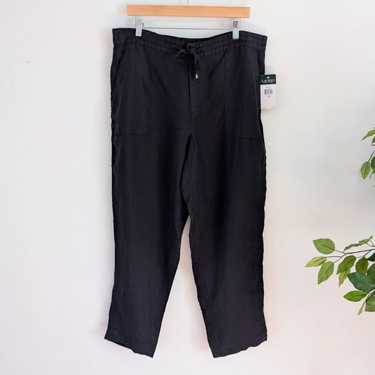 NWT Lauren Ralph Lauren Linen Pants - 14