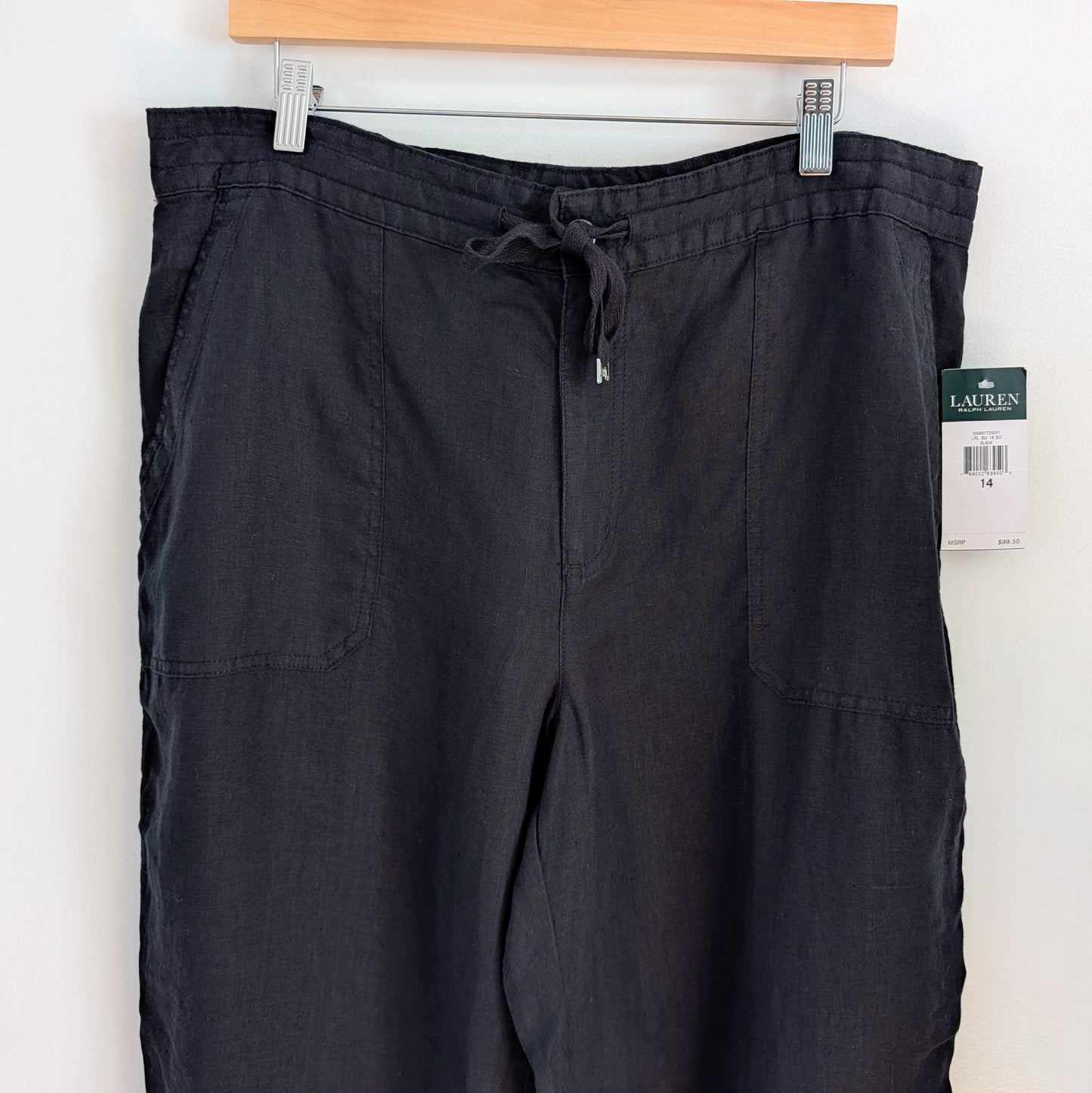 NWT Lauren Ralph Lauren Linen Pants - 14