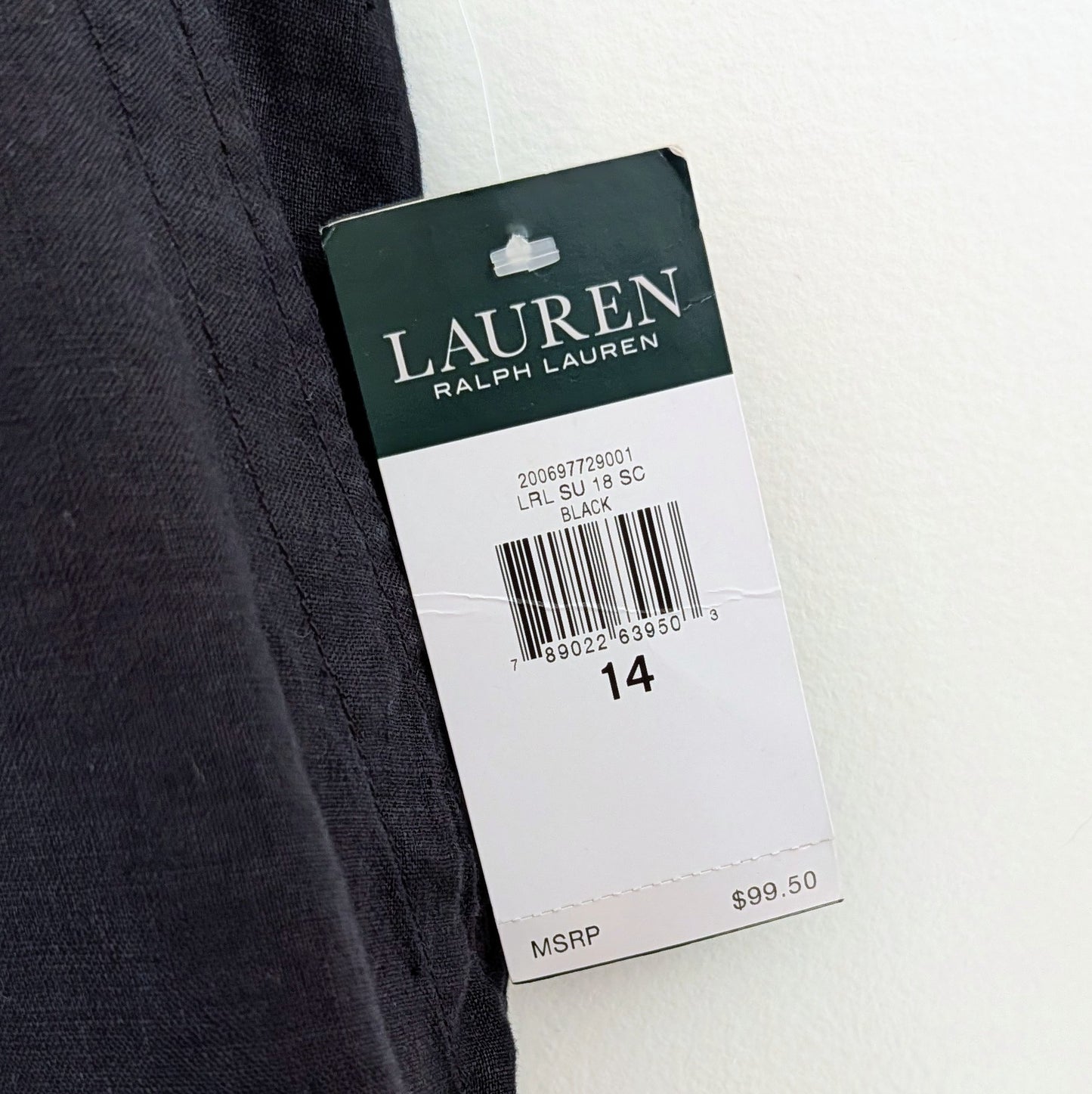 NWT Lauren Ralph Lauren Linen Pants - 14