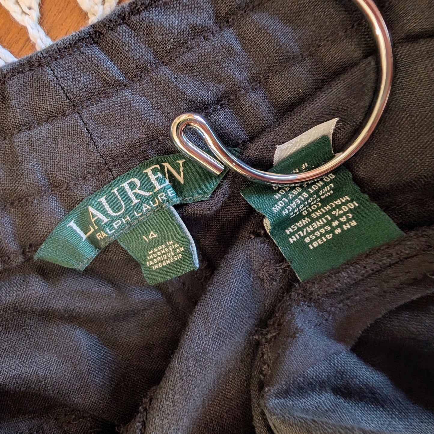 NWT Lauren Ralph Lauren Linen Pants - 14