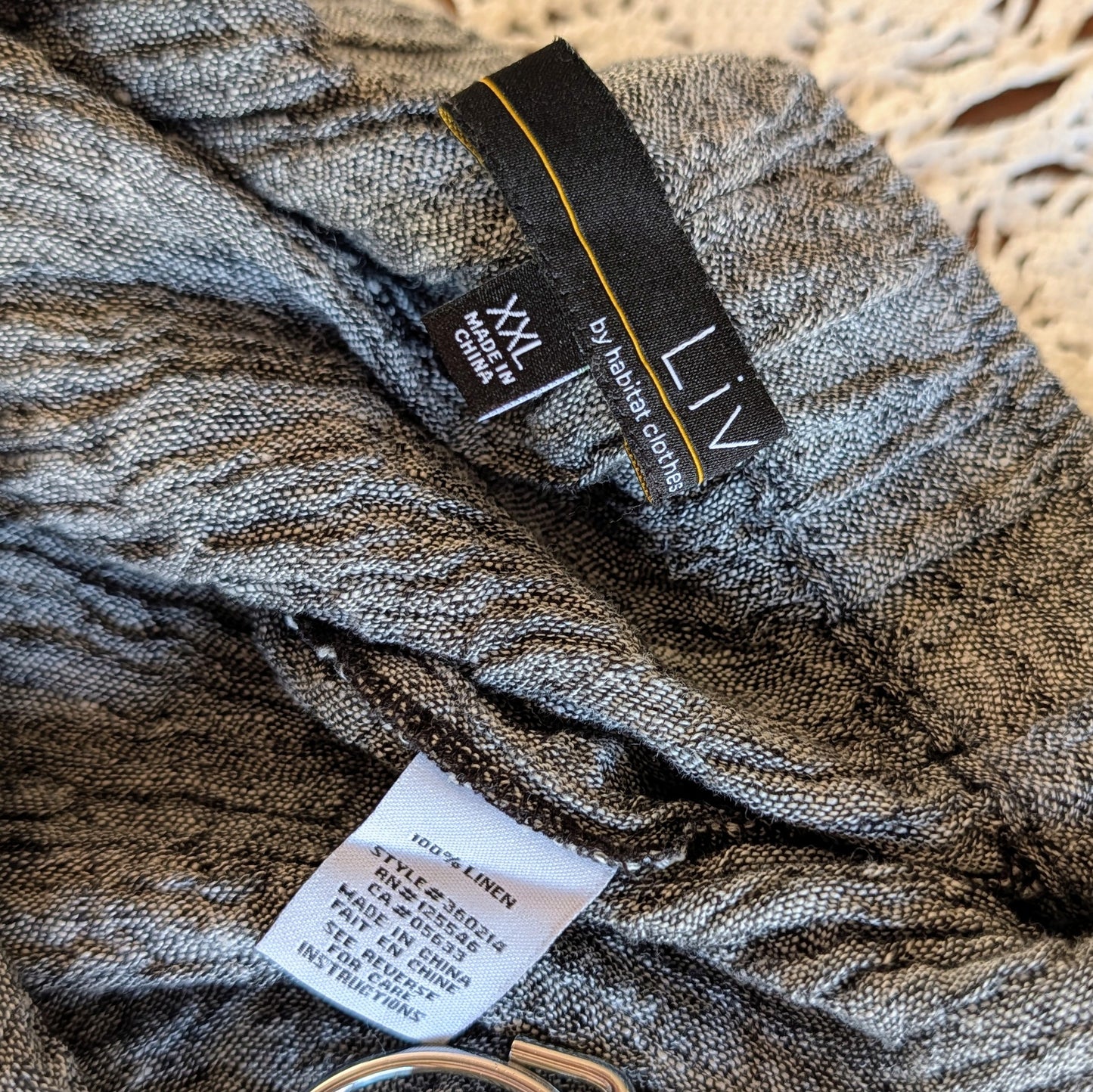 Liv Linen Crinkle Textured Pants - XXL