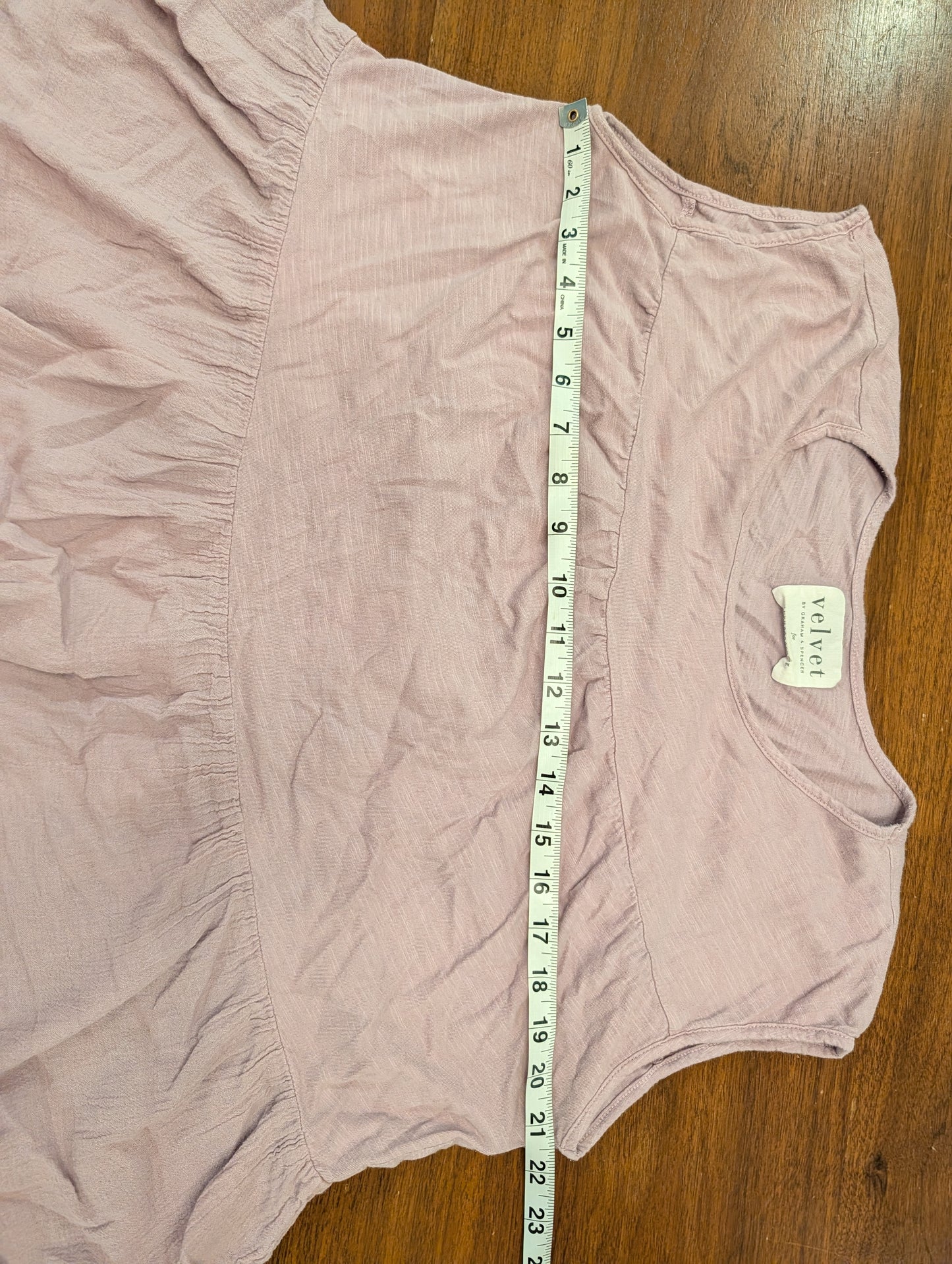 Anthropologie Cotton Tiered Top Shirt - S