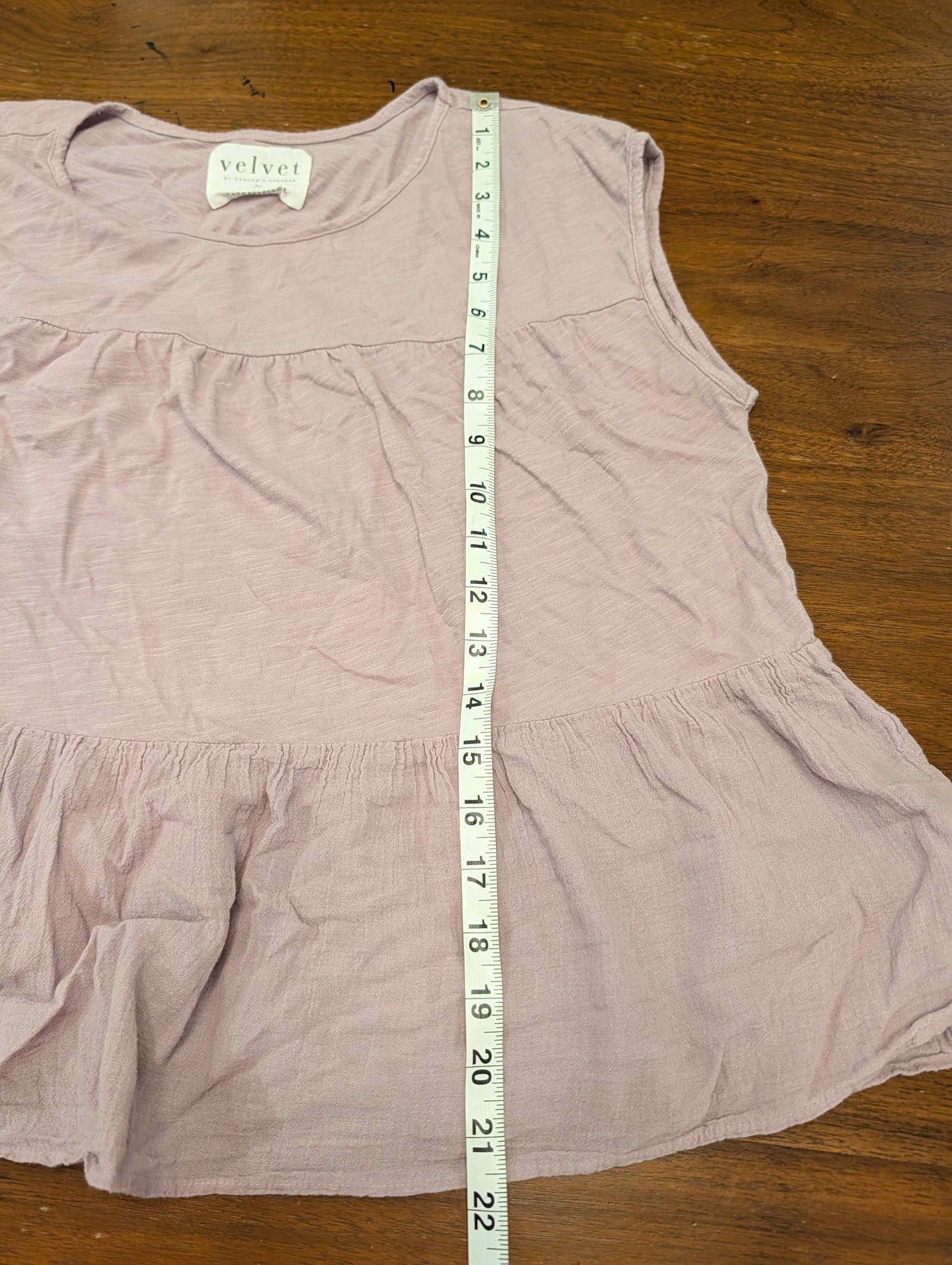 Anthropologie Cotton Tiered Top Shirt - S