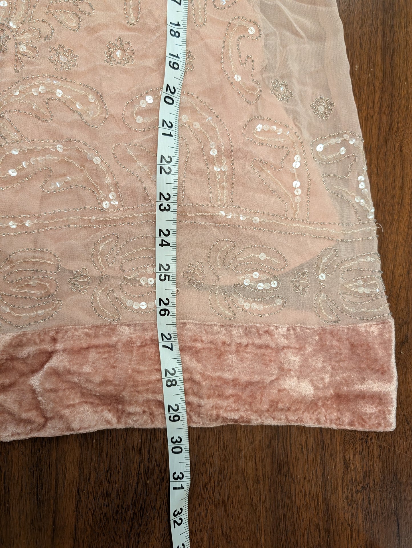 Sundance Beaded Romantic Top Shirt- L