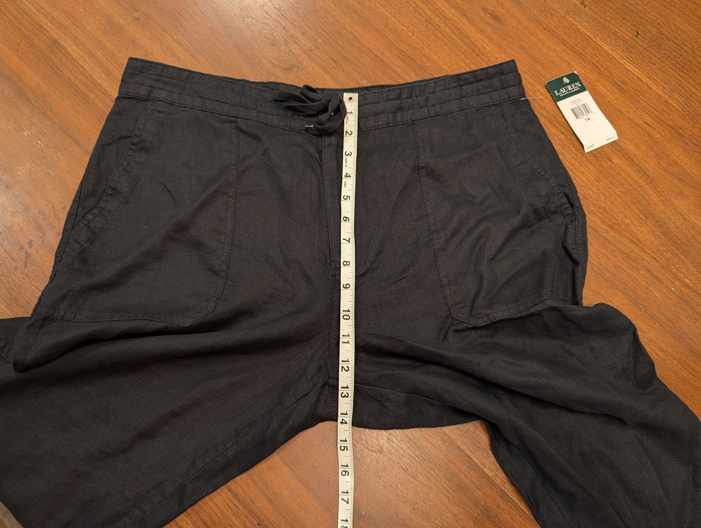 NWT Lauren Ralph Lauren Linen Pants - 14