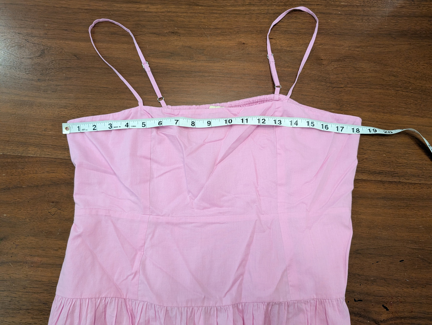 Playa Lucila Cotton Tiered Maxi Dress — L