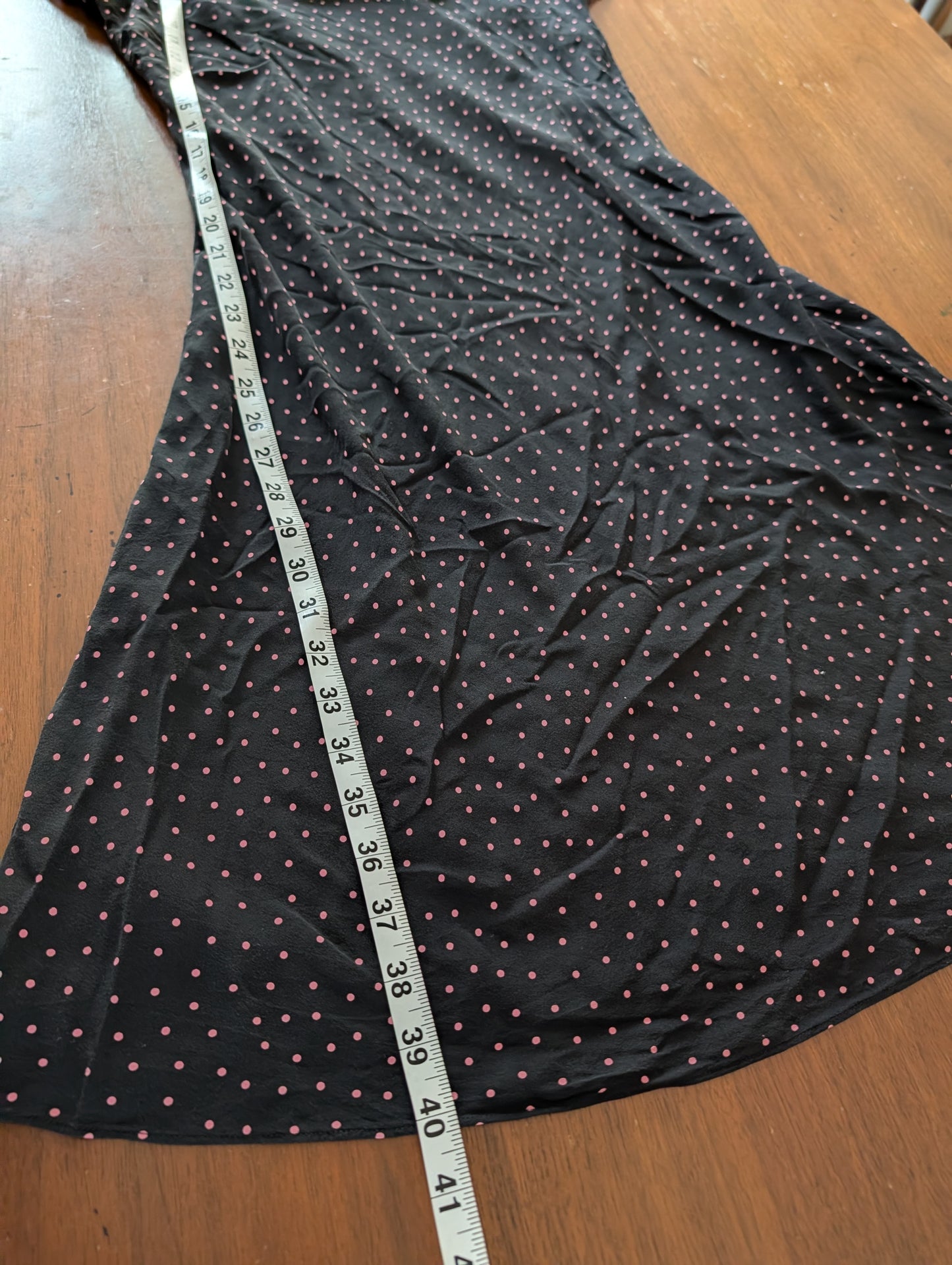 Coldwater Creek Silk Polkadot Dress - 8/M