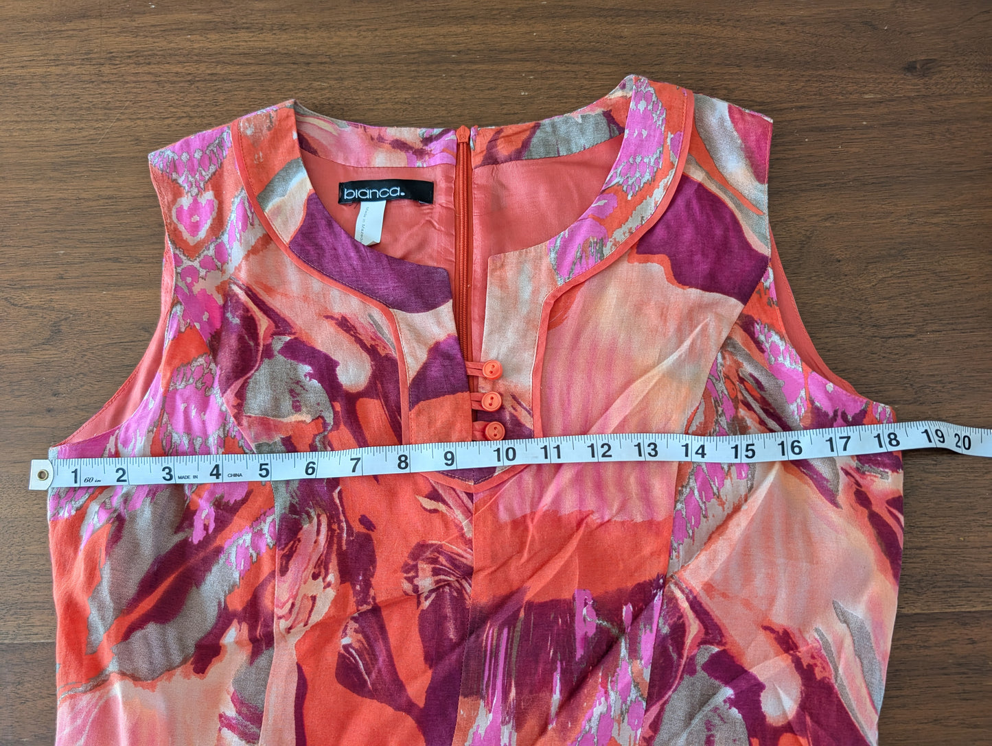Silk Cotton Colorful Printed Dress - 8/M