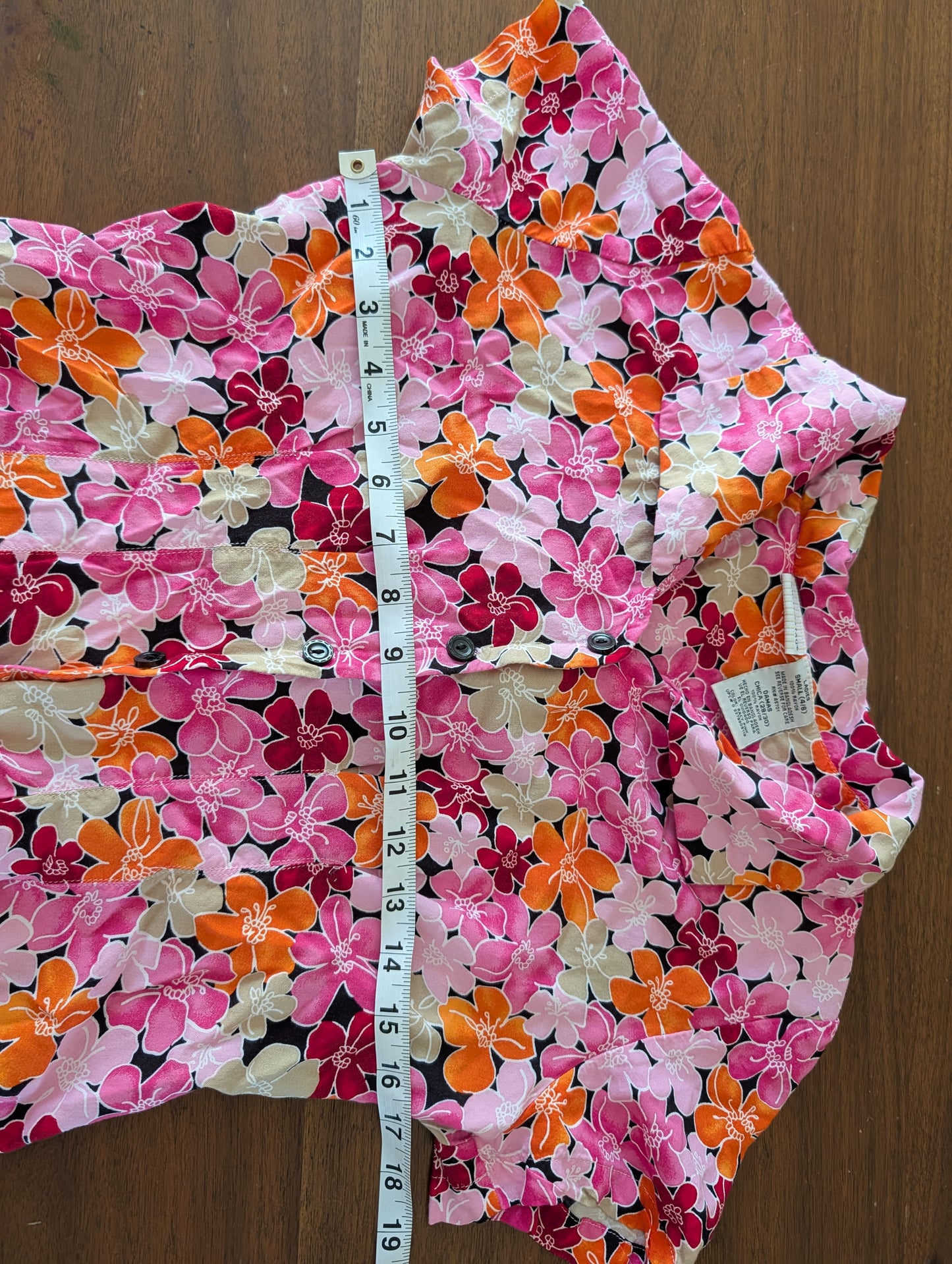 Colorful Tropical Floral Dress - S/4-6