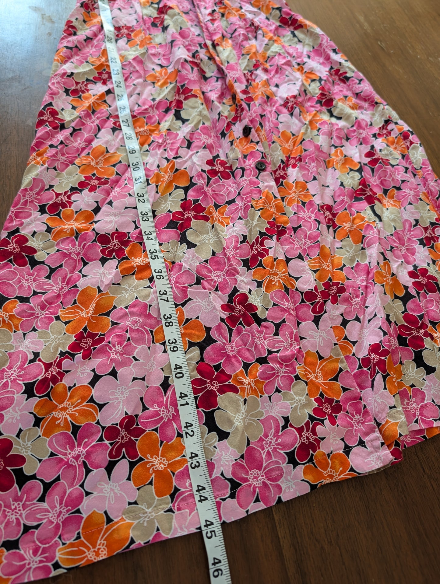 Colorful Tropical Floral Dress - S/4-6
