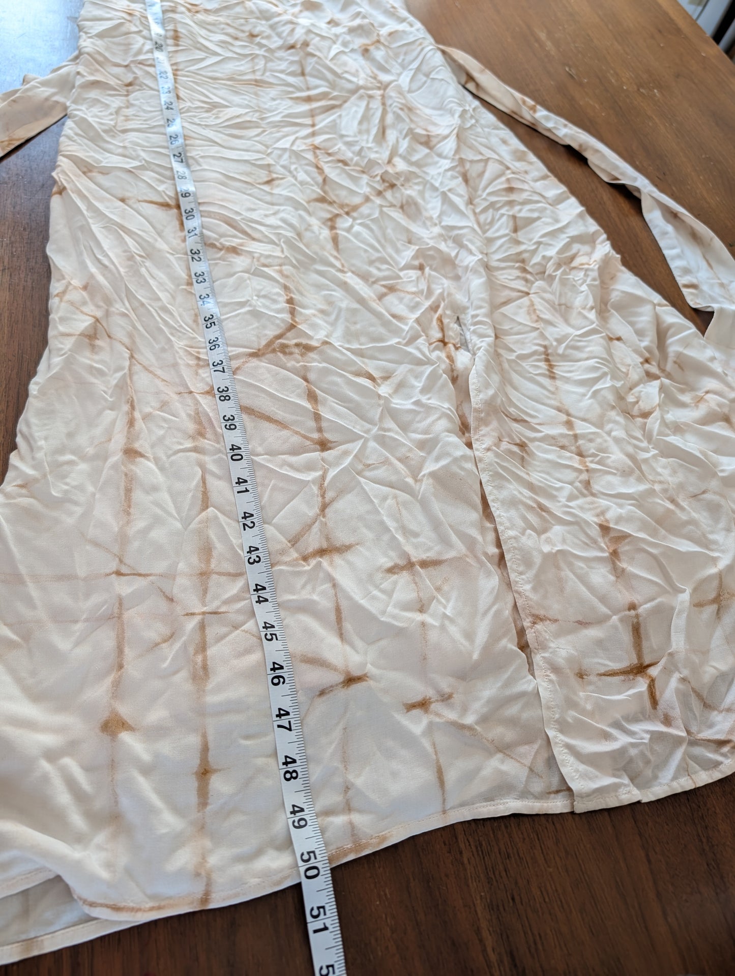 Anthropologie Belted Tie Dye Dress - M