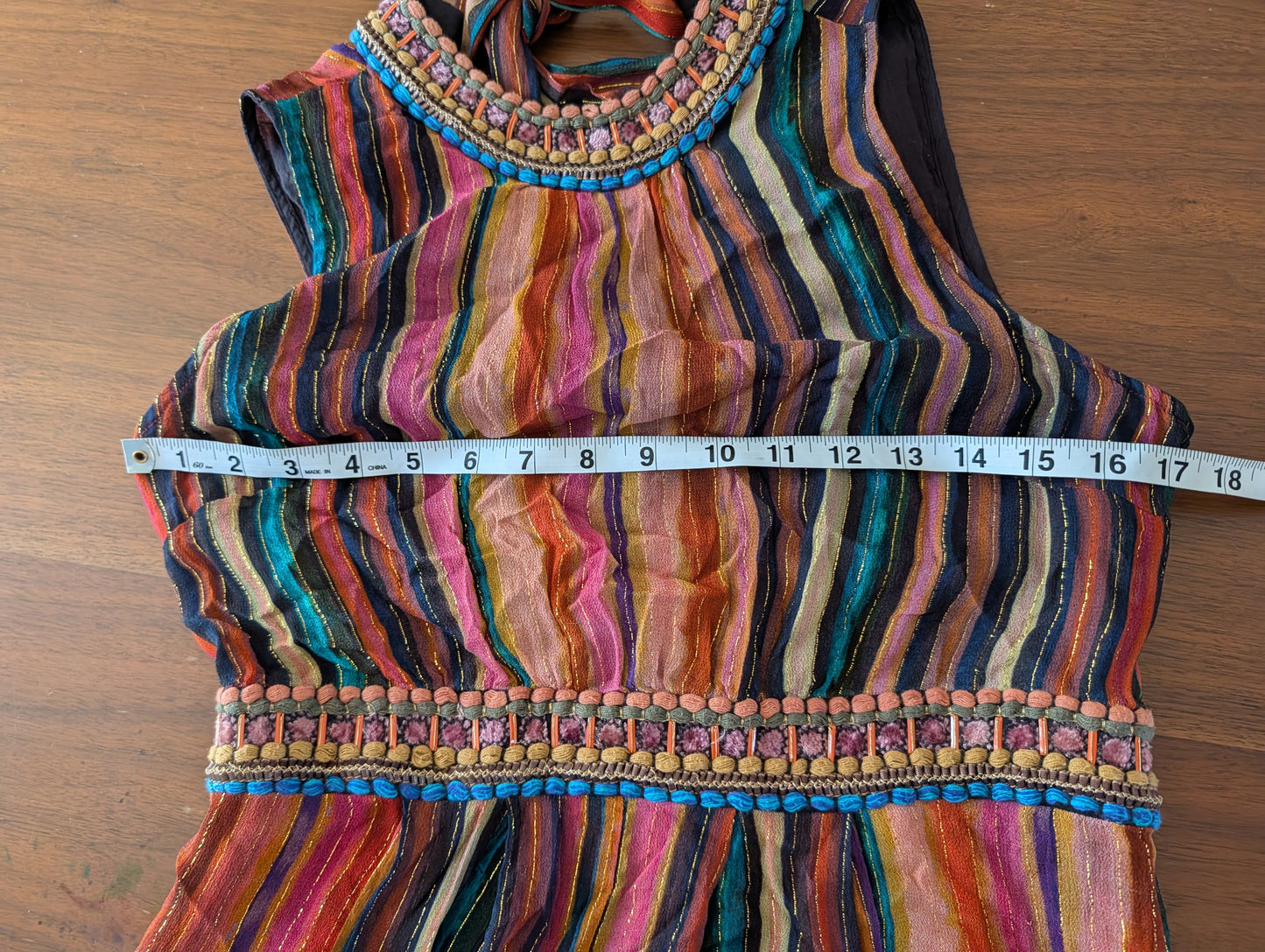 Anthropologie Striped Maxi Dress - M