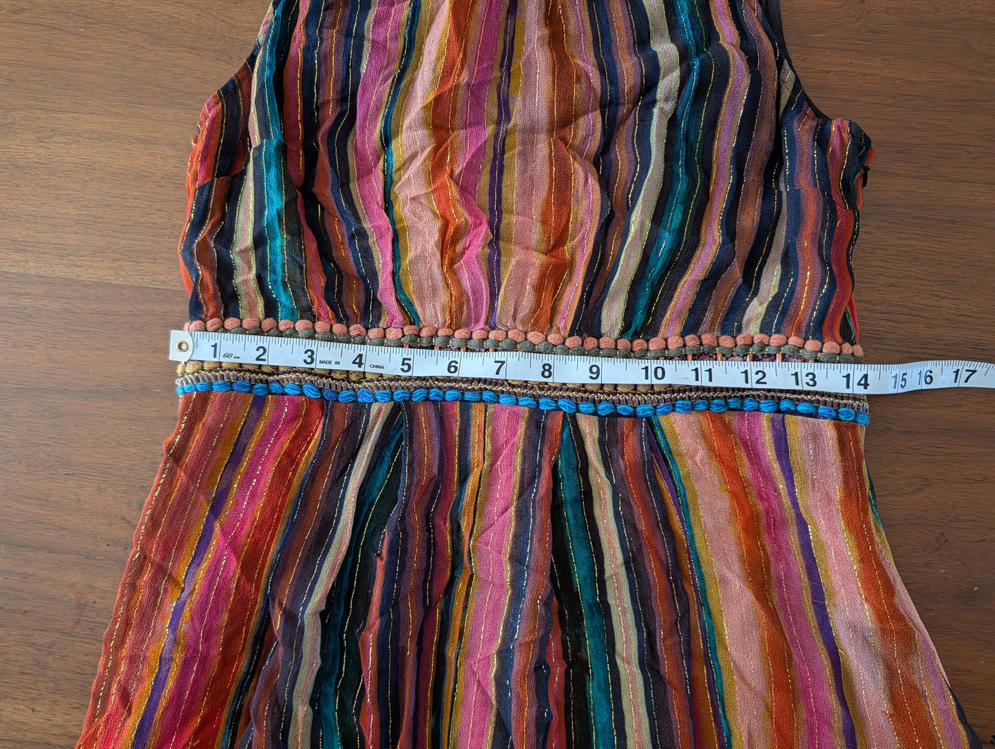 Anthropologie Striped Maxi Dress - M