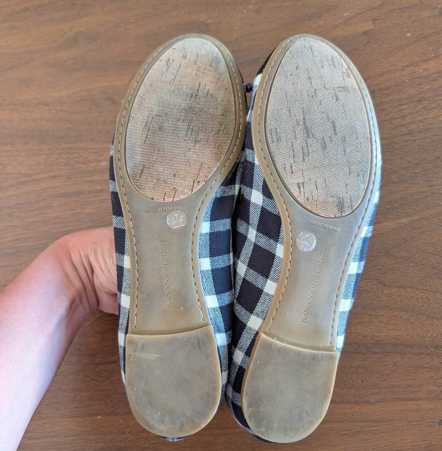 Banana Republic Gingham Ballet Flats - 9