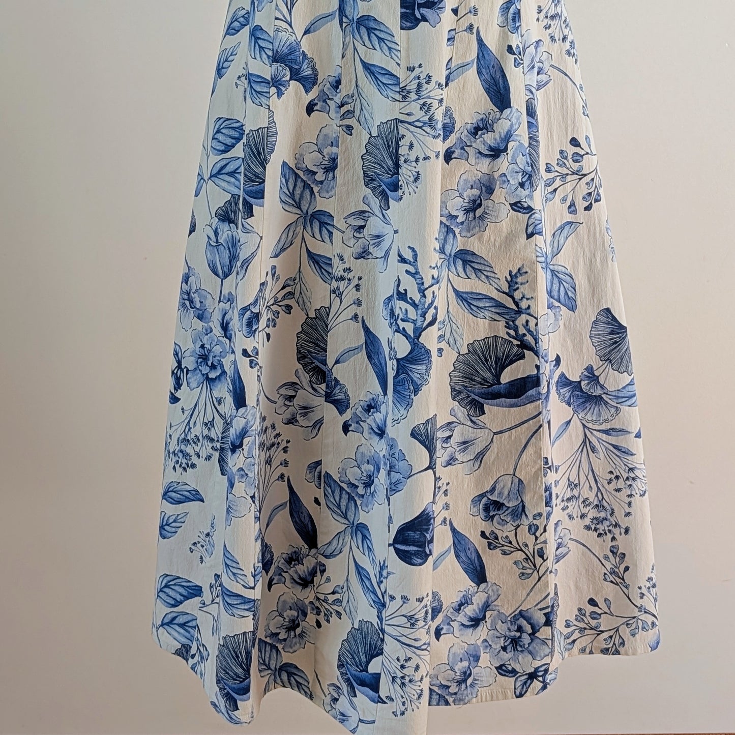 Avec Les Filles Floral Cotton Fit-and-Flare Dress - 8