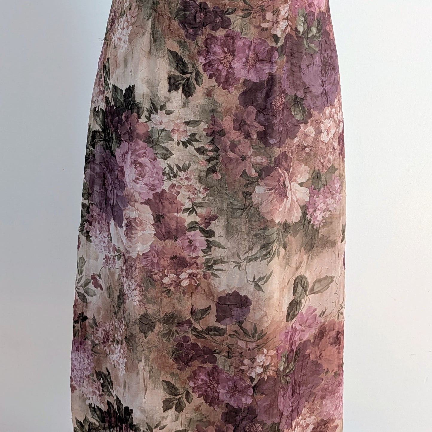 Vintage Dress Barn Floral Sheath Midi Dress - 14