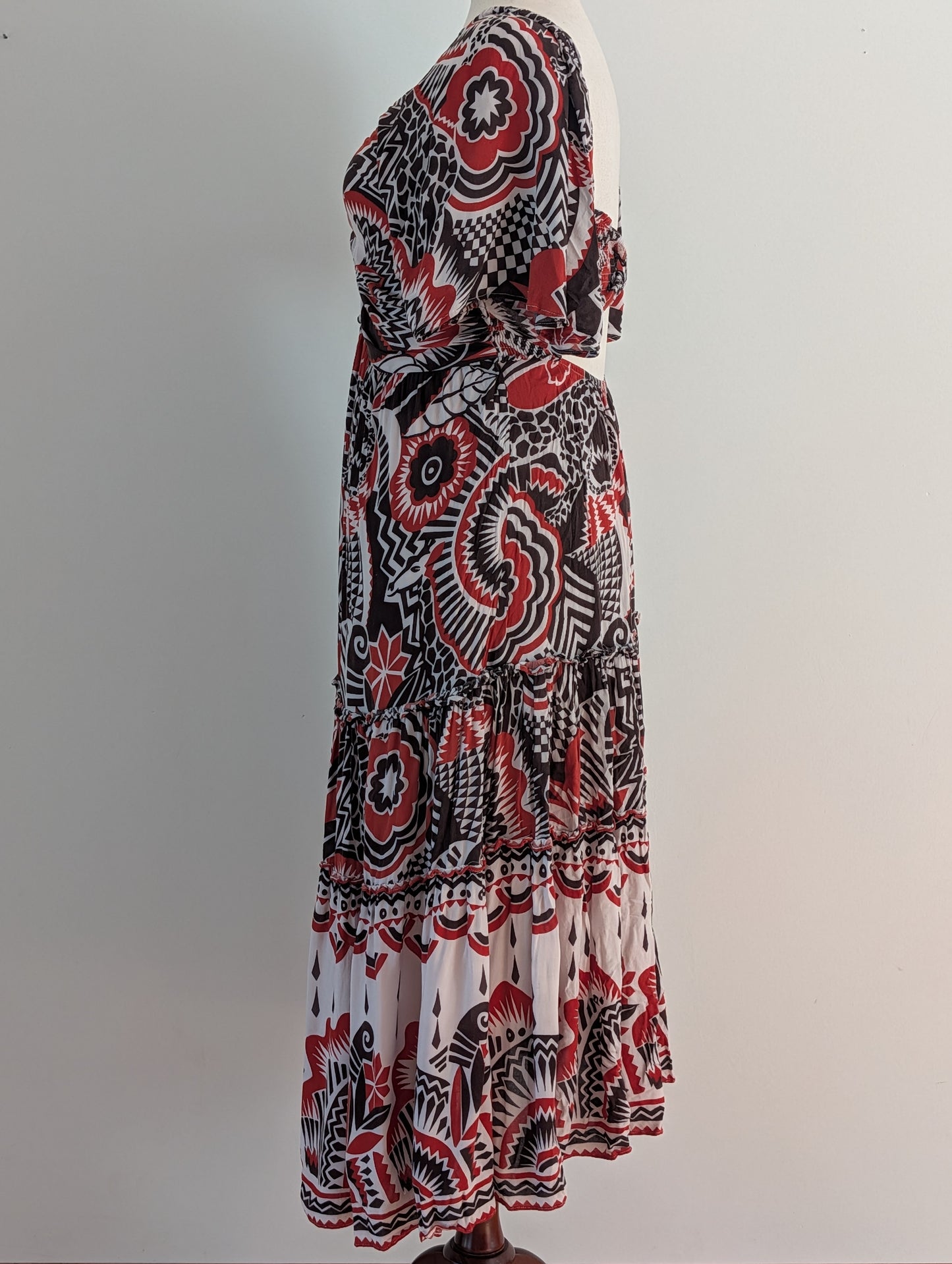 A for Anthropologie Abstract Midi Dress – XLP