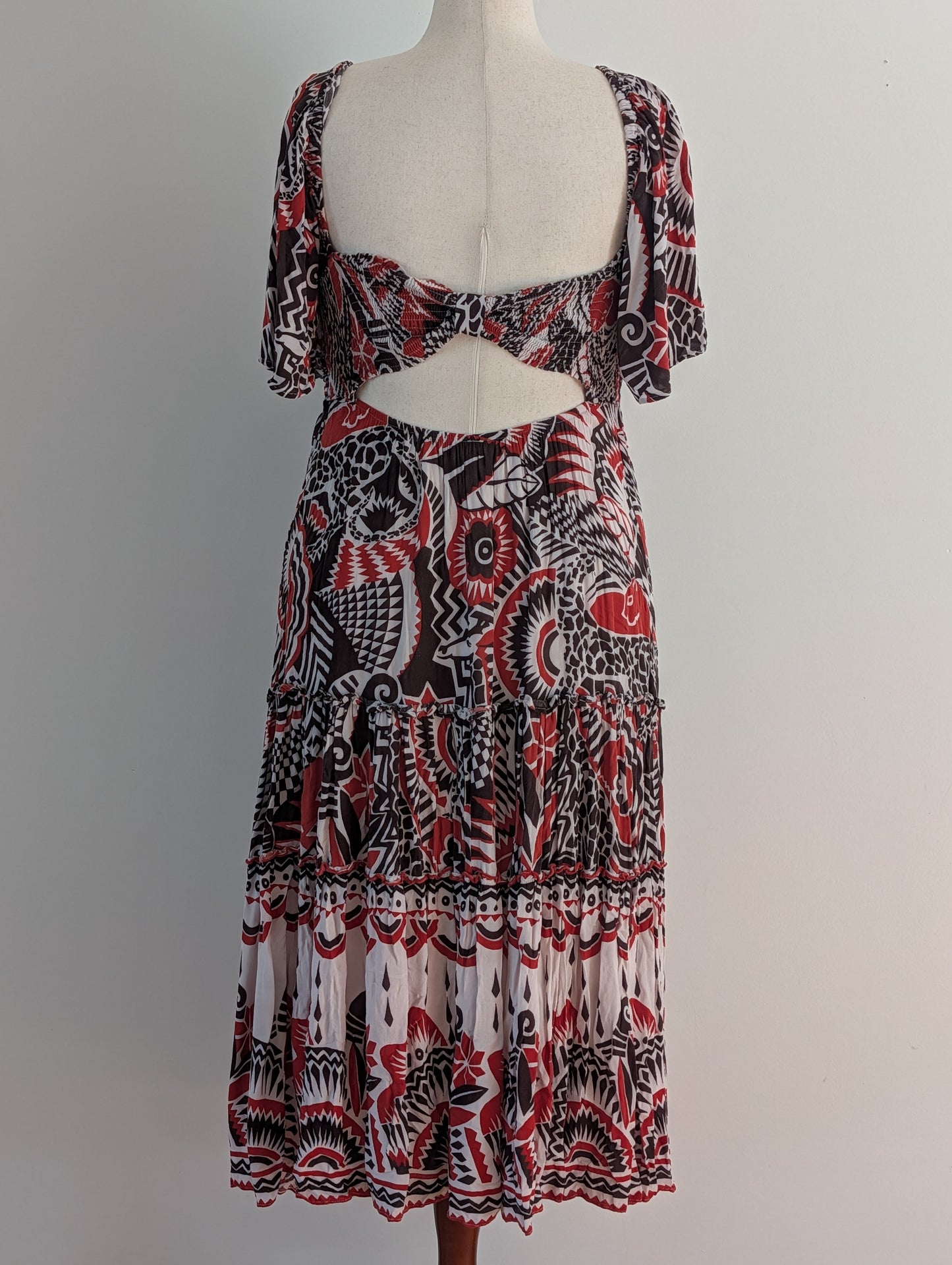 A for Anthropologie Abstract Midi Dress – XLP