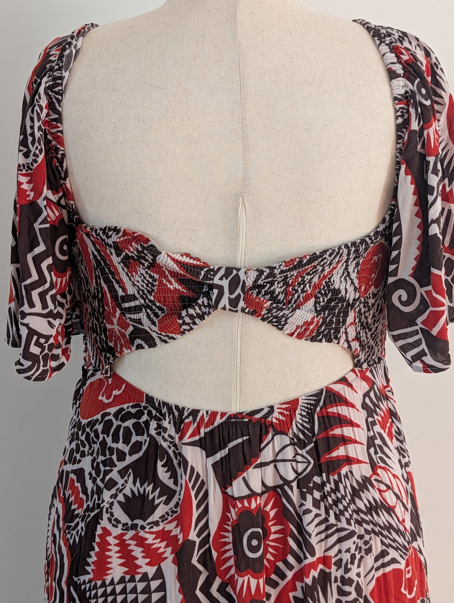 A for Anthropologie Abstract Midi Dress – XLP