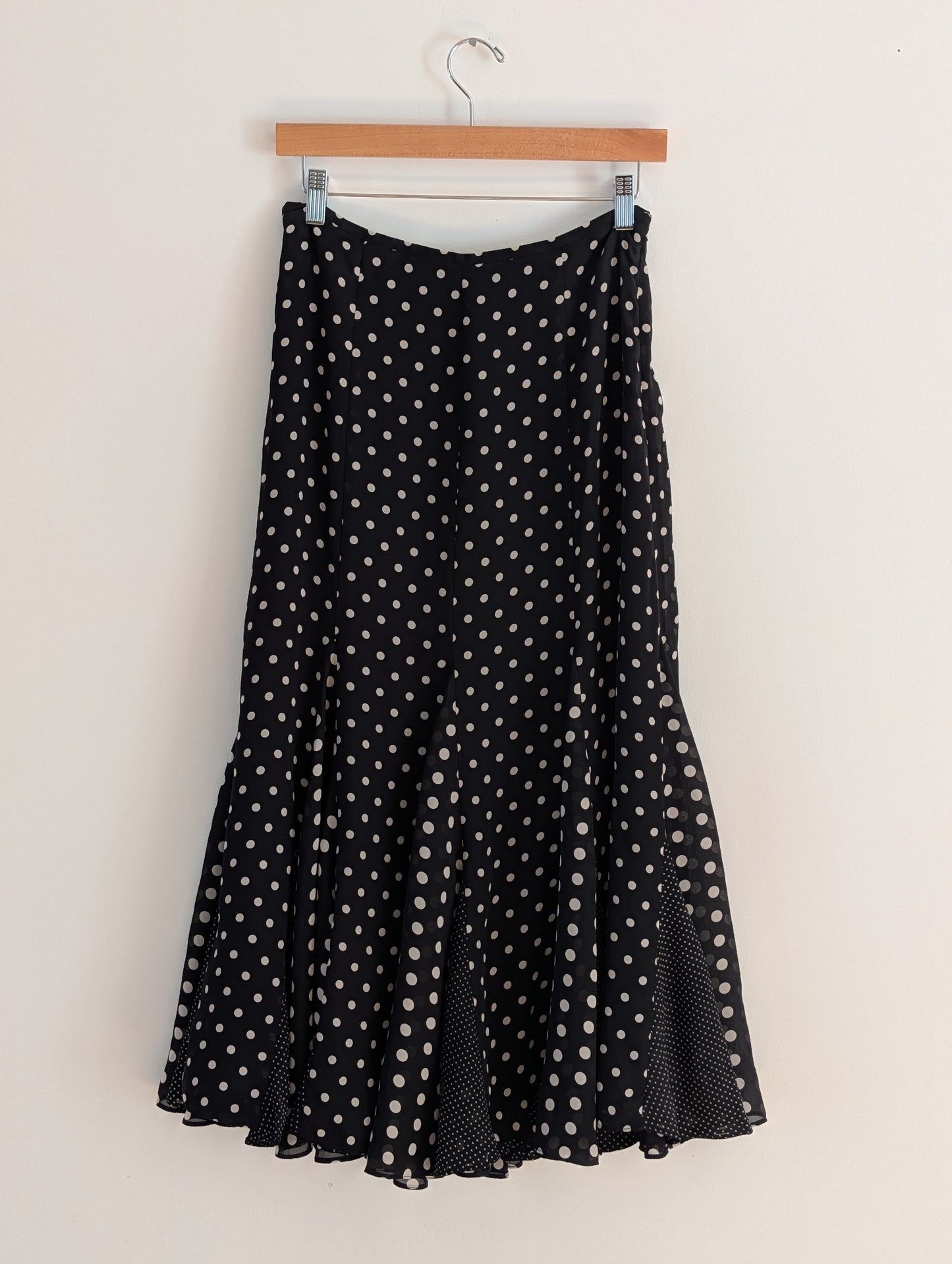 Vintage Christopher & Banks Polka Dot Midi Skirt – 4